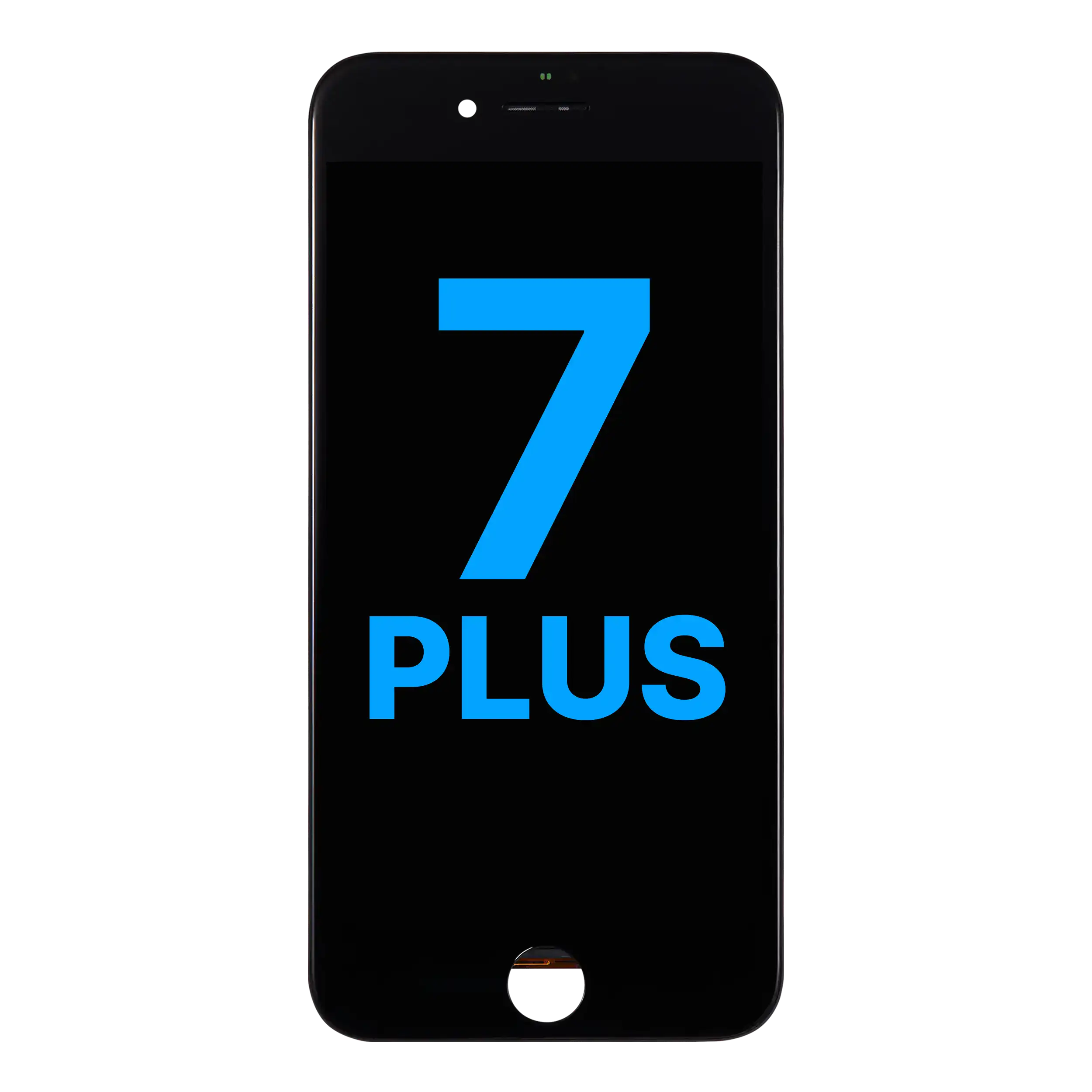 LCD Display with Steel Plate for iPhone 7 Plus (Aftermarket) (Black)
