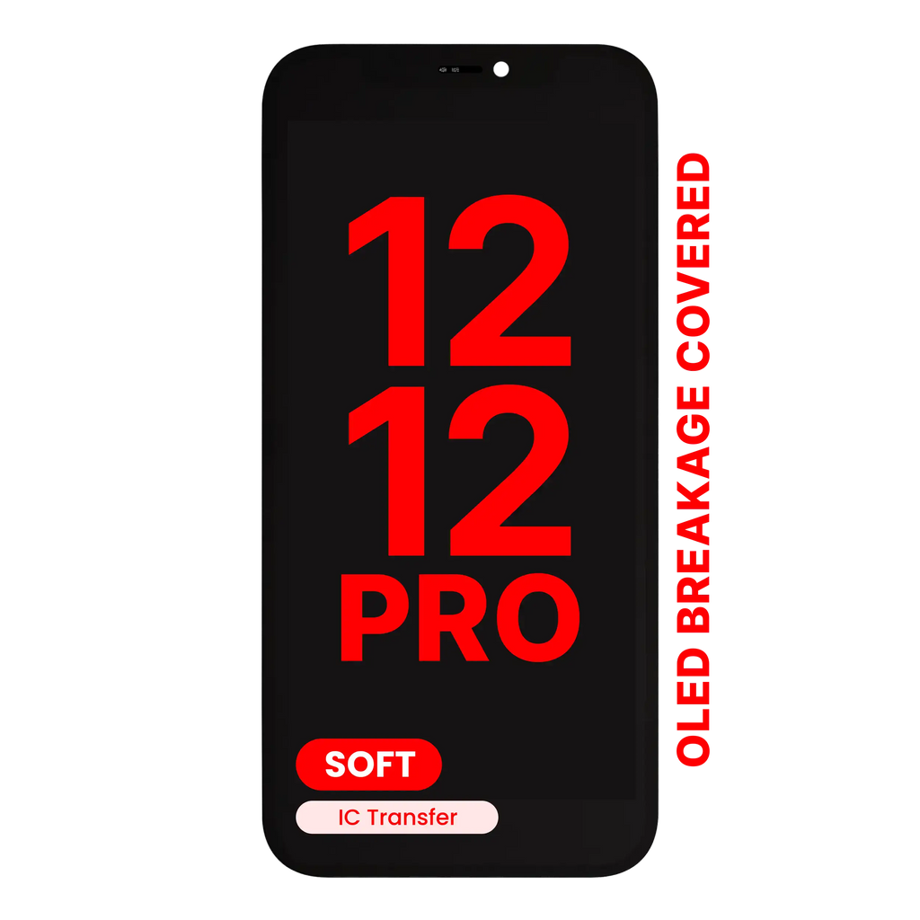 OLED Display for iPhone 12 / 12 Pro (Aftermarket Pro: XO7 Soft)