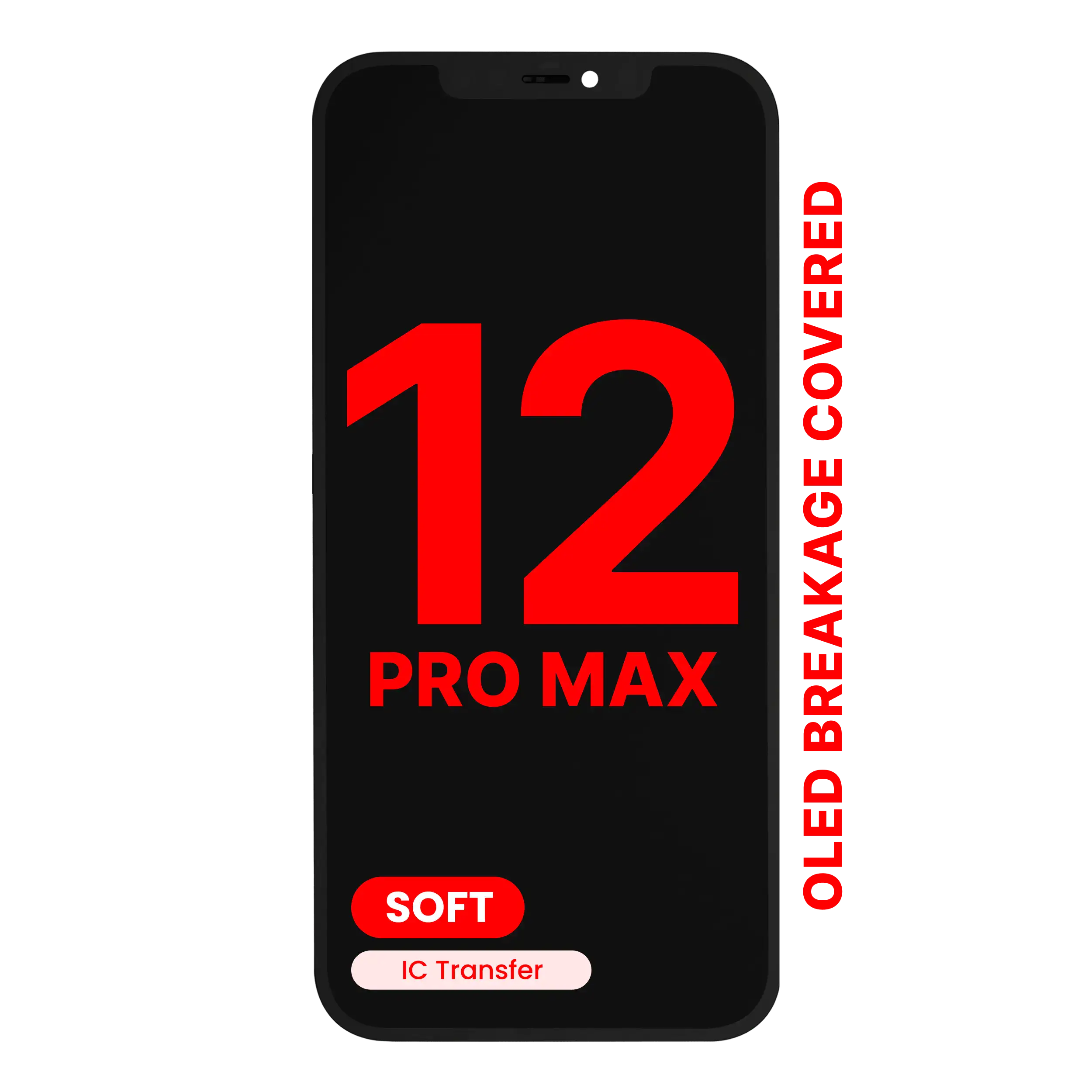 OLED-Display für iPhone 12 Pro Max (Aftermarket Pro: XO7 Soft)