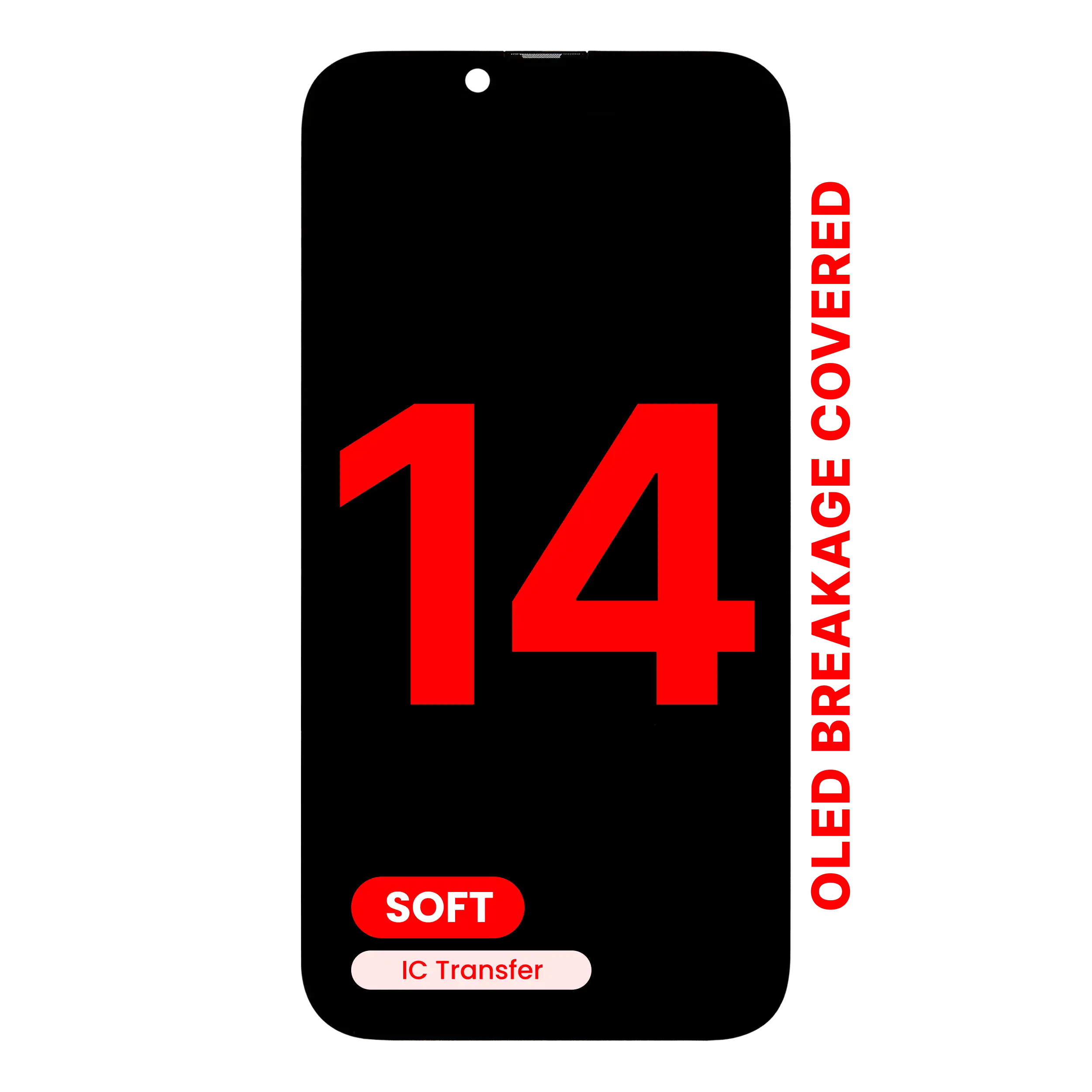 OLED-Display für iPhone 14 (Aftermarket Pro: XO7 Soft)