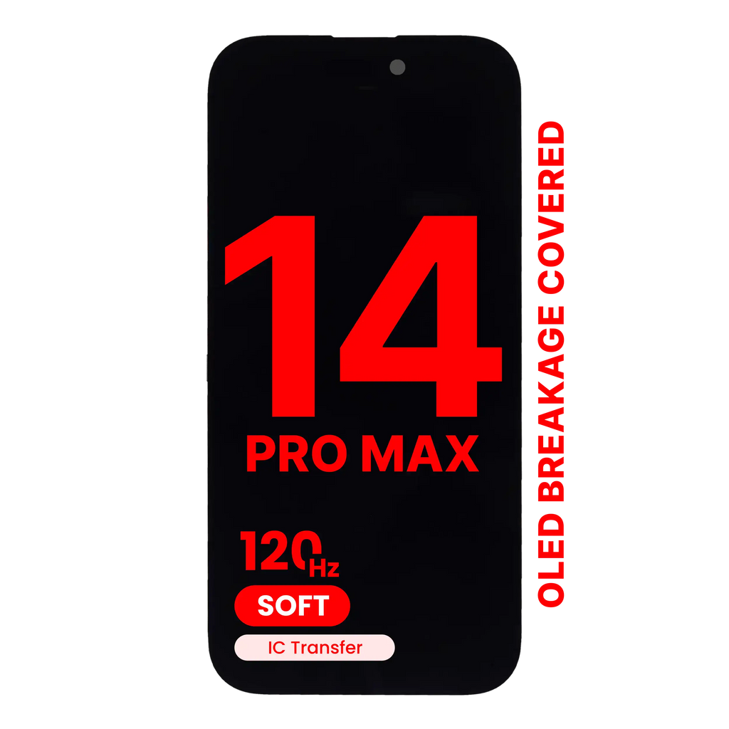 OLED-Display für iPhone 14 Pro Max (Aftermarket Pro: XO7 Soft)