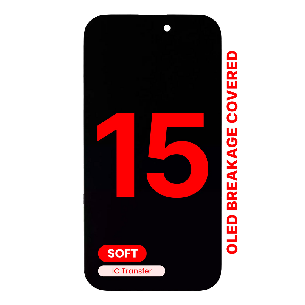 OLED-Display für iPhone 15 (Aftermarket Pro: XO7 Soft)