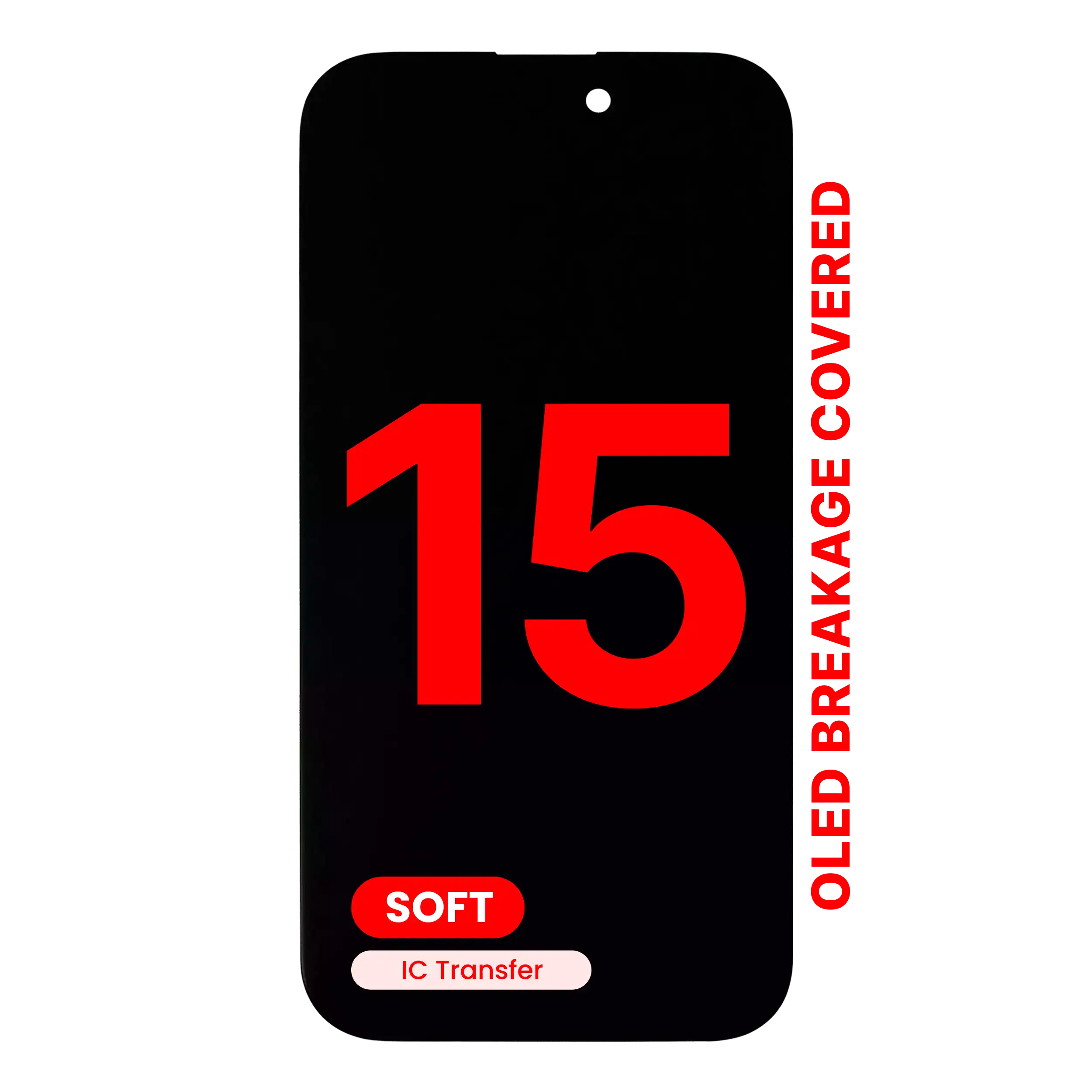 OLED-Display für iPhone 15 (Aftermarket Pro: XO7 Soft)