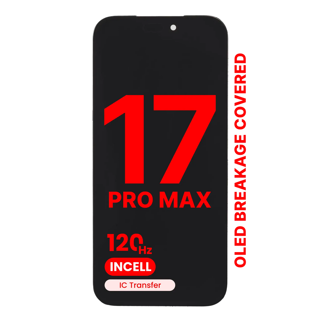 OLED Display Compatible with iPhone 17 Pro Max (Aftermarket Pro: XO7 Soft) (120Hz)