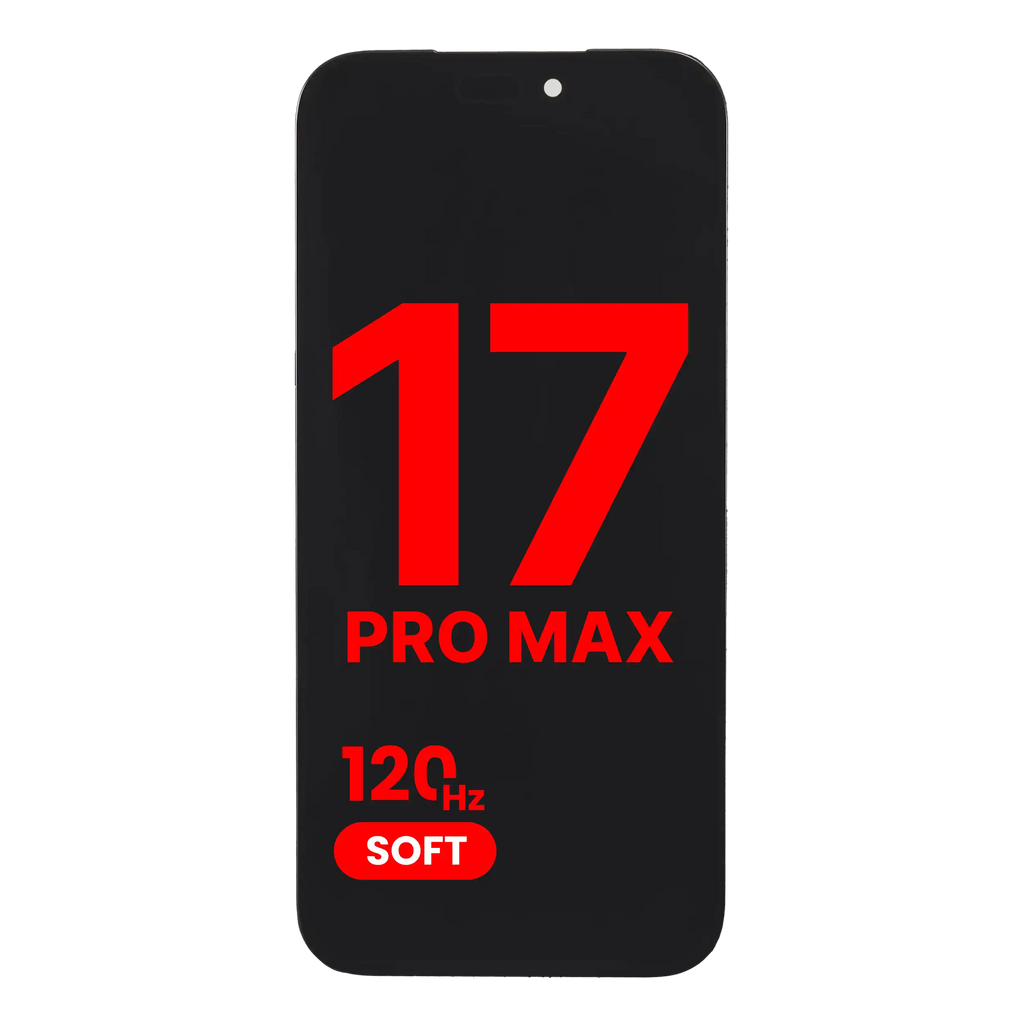 OLED-Display für iPhone 17 Pro Max (Aftermarket Plus: Soft) (120HZ)