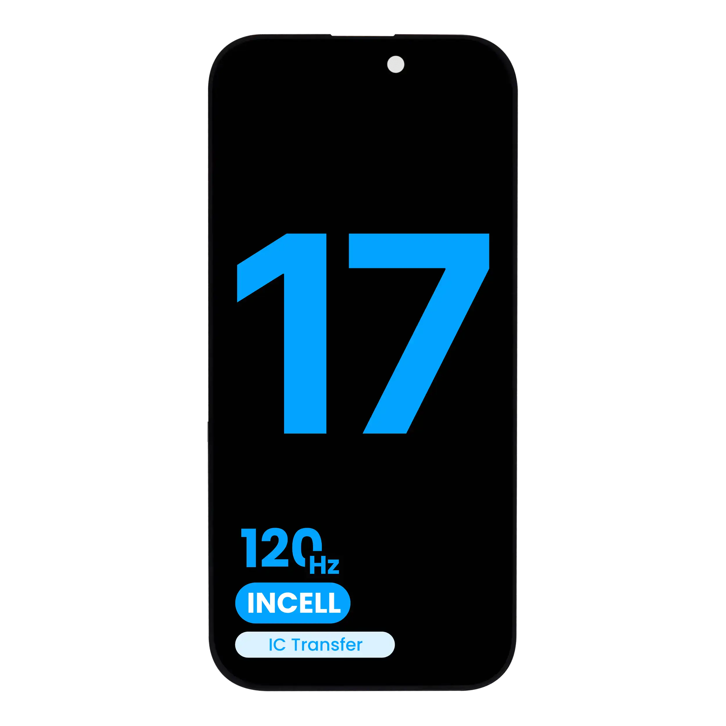 LCD Display for iPhone 17 (Aftermarket: AQ7 / Incell) (120 Hz)