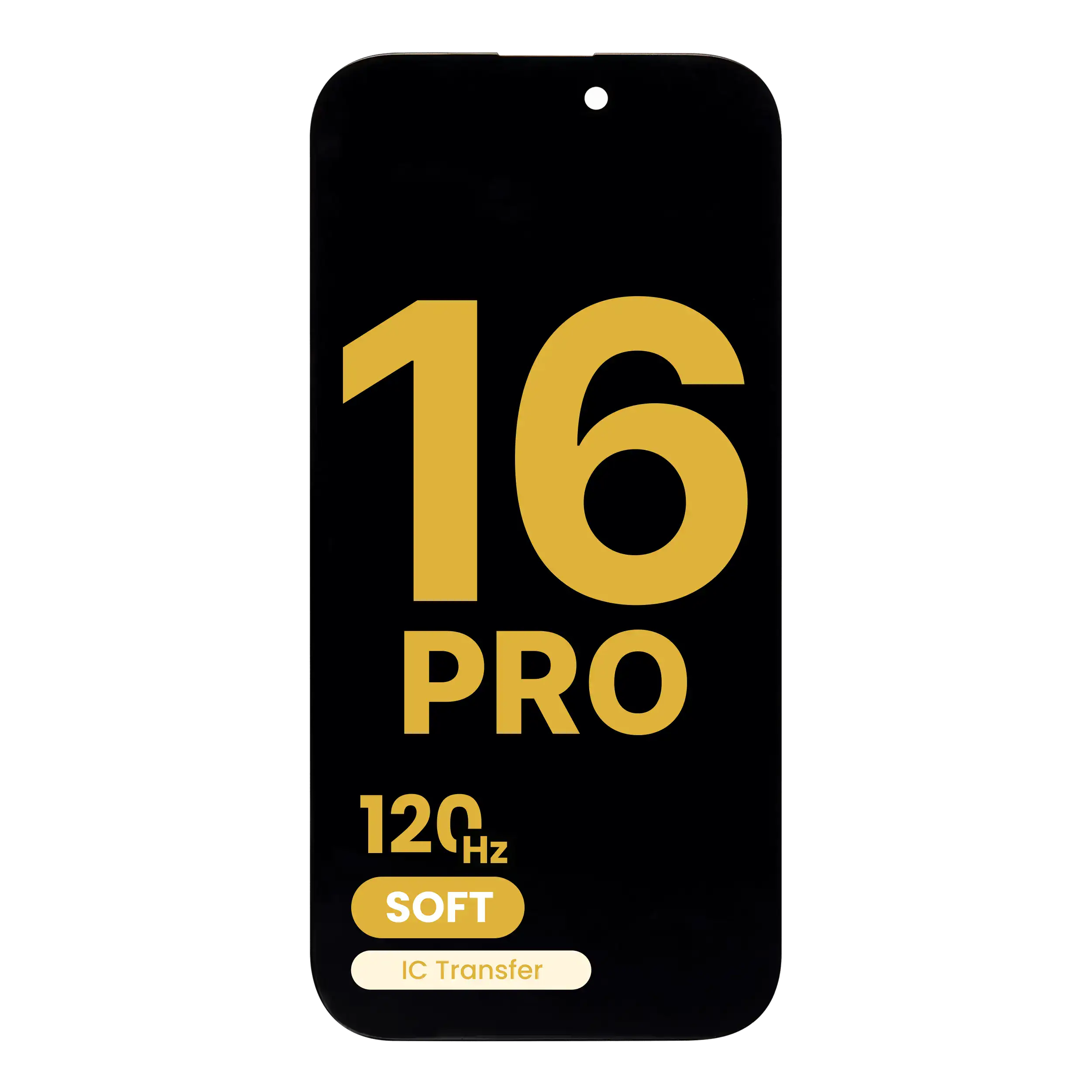 OLED Display for iPhone 16 Pro (Assembled: Soft) (120 Hz)