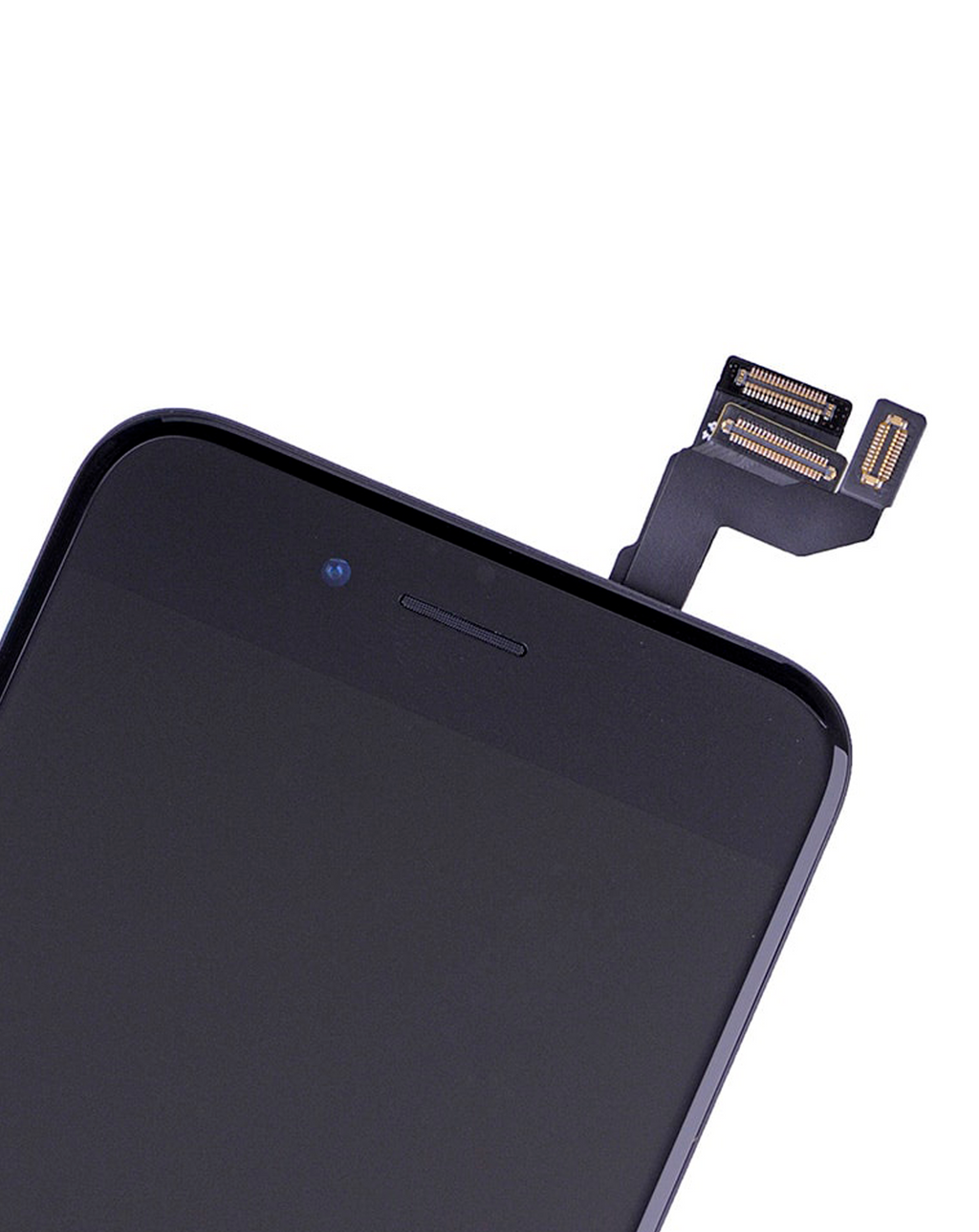 Complete LCD-Display mit Stahlplatte für iPhone 6S (mit Front Camera: Prox Sensor & Ear Speaker) (Aftermarket Plus) (Schwarz)