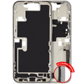 Midframe/Rahmen mit Kleinteilen für iPhone 16 Pro Max Natural Titanium OEM B