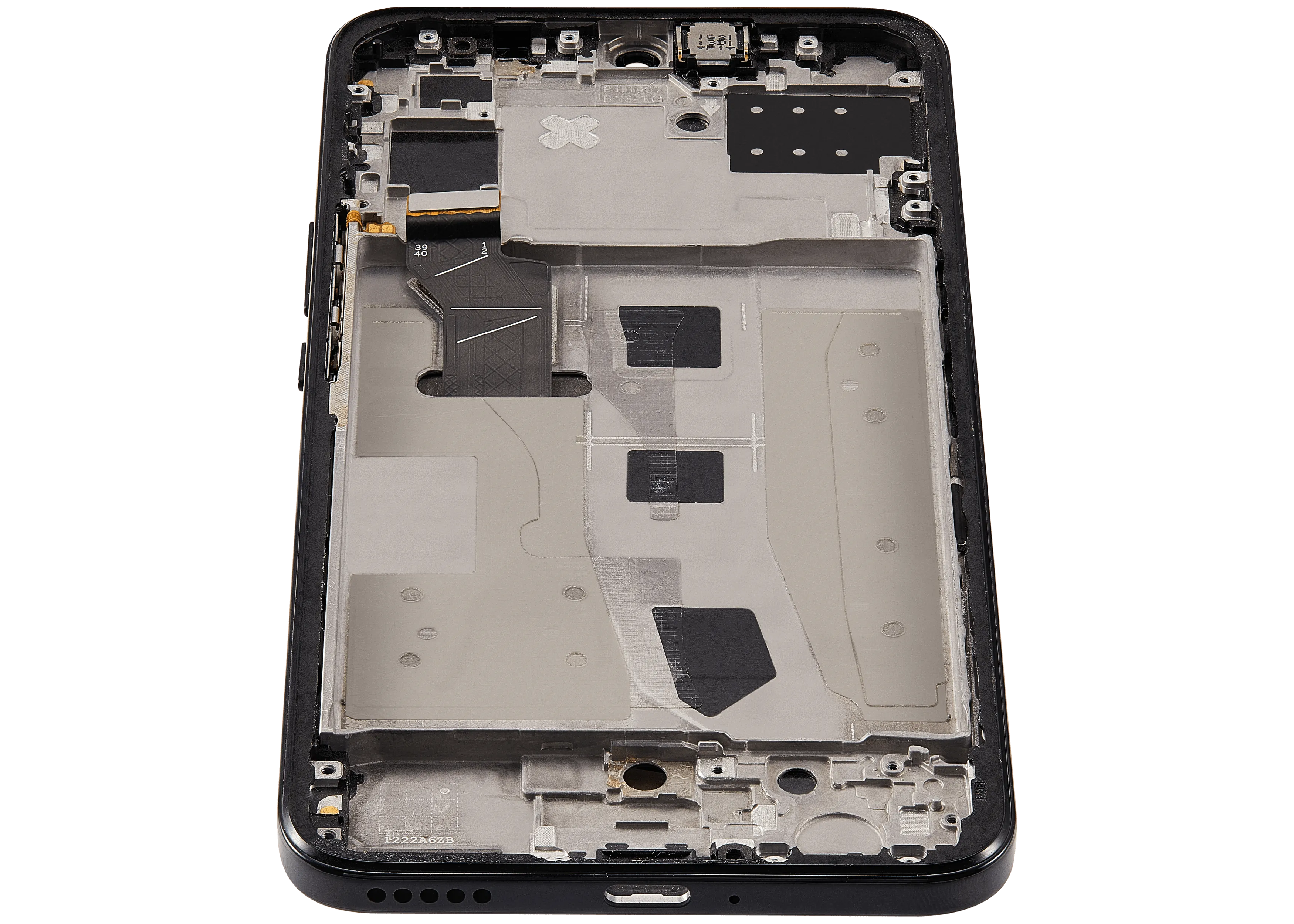 LCD-Display mit Rahmen für Huawei Nova 8 SE (2020) (Refurbished) (Schwarz)