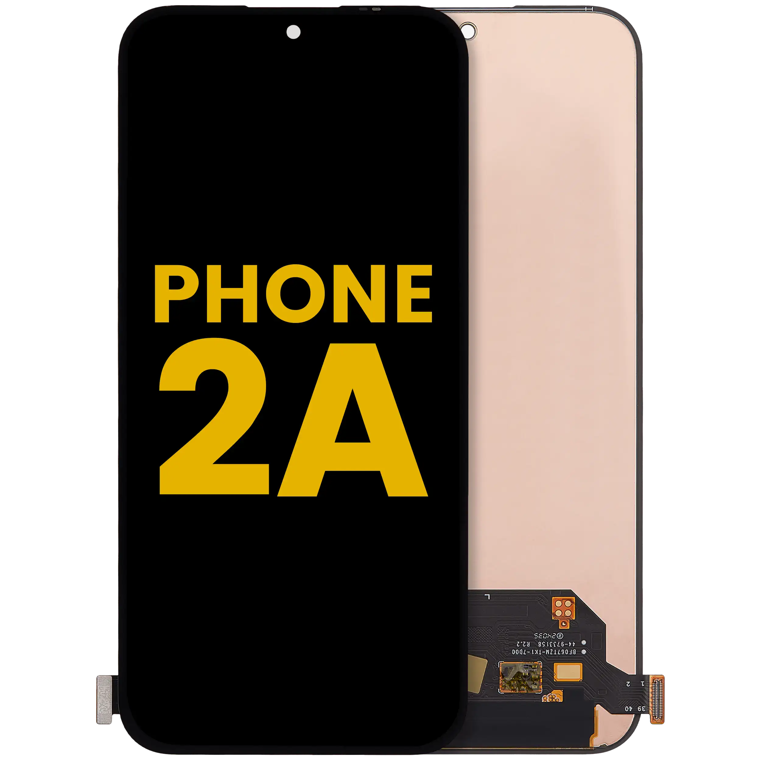 OLED-Display ohne Rahmen für Nothing Phone (2a) (Refurbished) (Alle Farben)