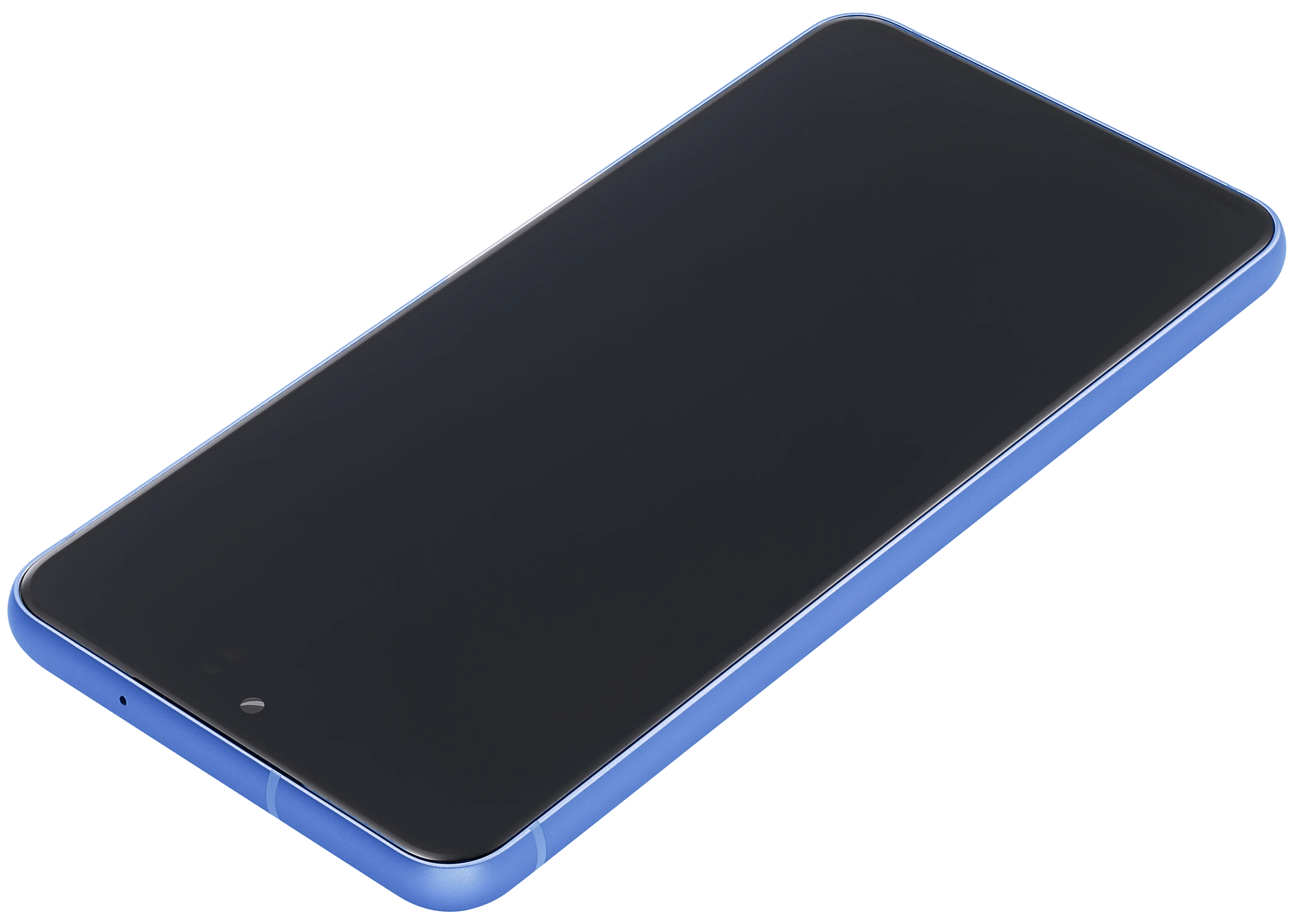 OLED-Display mit Rahmen für Samsung Galaxy S21 FE 5G (US & Internationale Version) (Aftermarket Plus) (120Hz) (Blau)