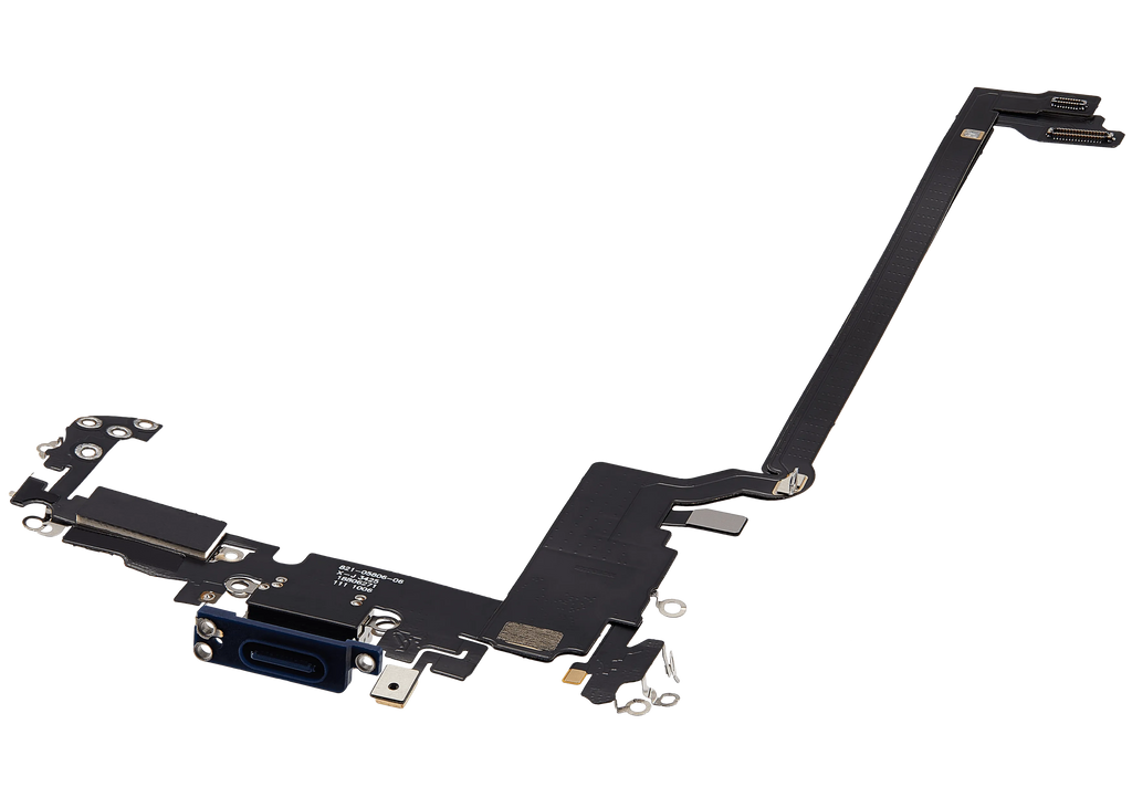 Ladebuchse Flex Cable für iPhone 17 Pro max (Aftermarket Plus) (Internationale Version) (Deep Blue)