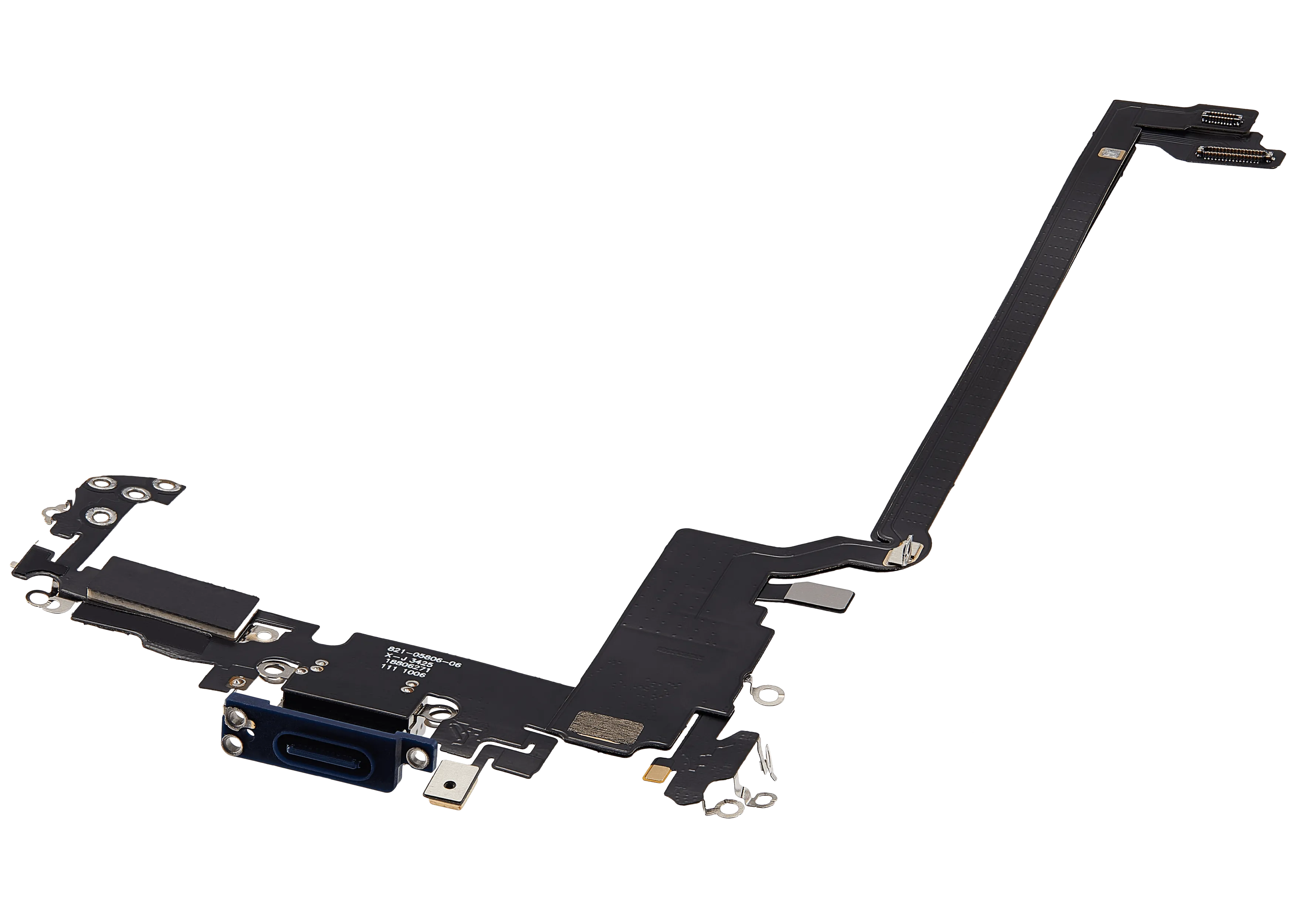 Ladebuchse Flex Cable für iPhone 17 Pro max (Aftermarket Plus) (Internationale Version) (Deep Blue)