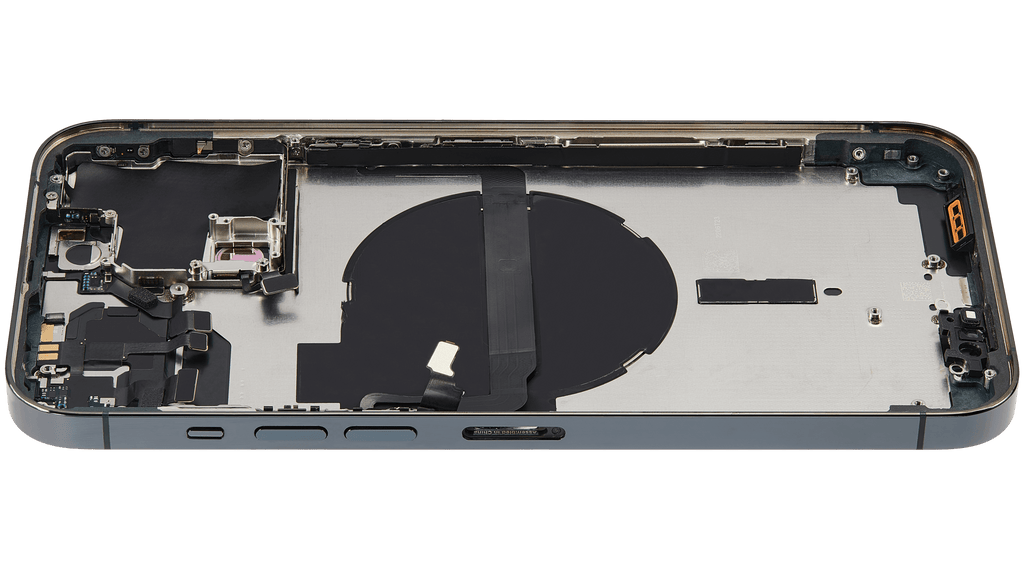 Backcover/Rahmen mit Small Parts für iPhone 13 Pro Max (EU / Global Version) (gebrauchter OEM-Ausbau, Qualität B) (Alpine Grün)