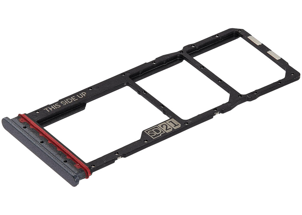 Single Sim Card Tray für Motorola Moto G14 (XT2341 / 2023) (Premium) (Steel Gray)