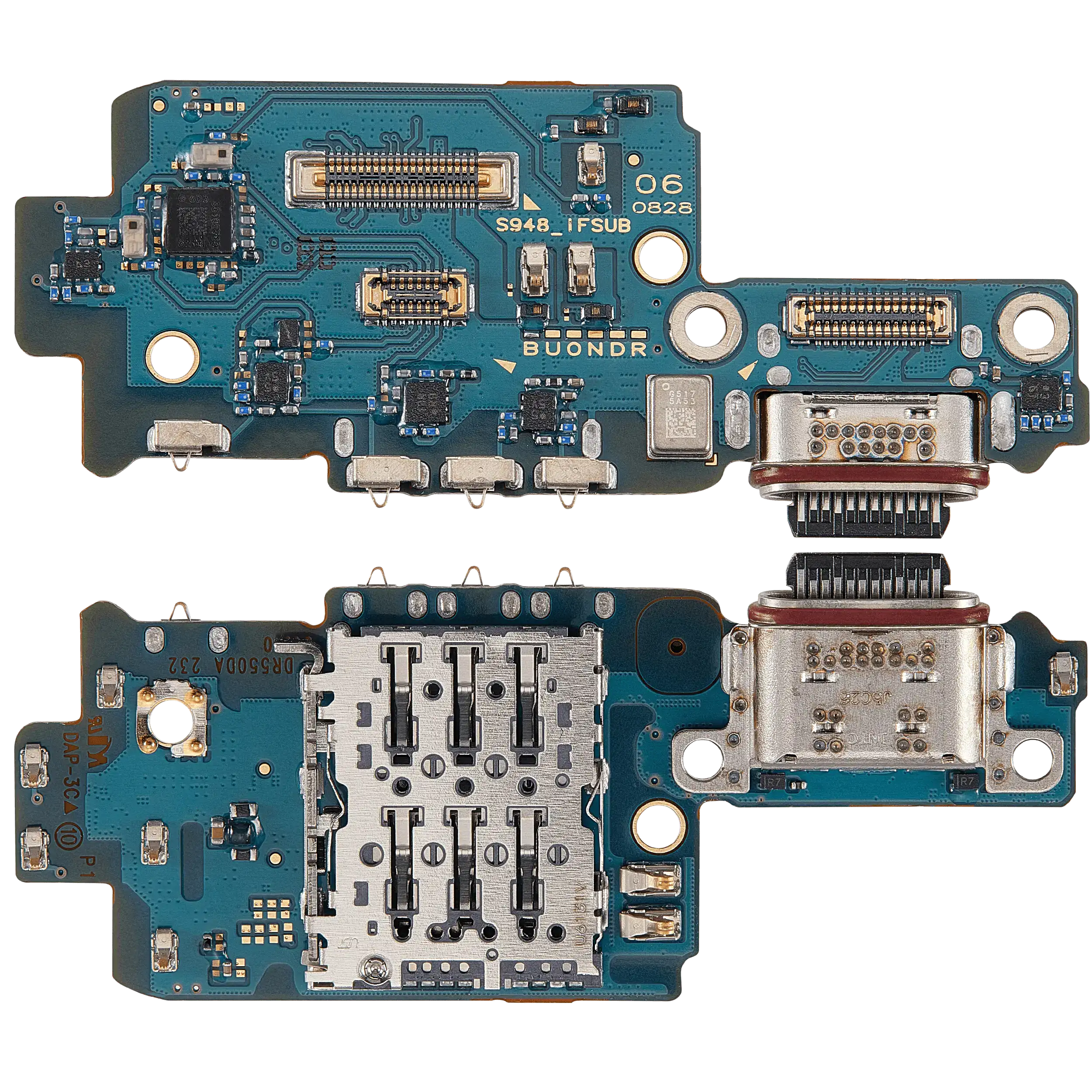 Ladebuchse Board mit Sim Card Reader Compatible für Samsung Galaxy S26 Ultra (S948B) (Internationale Version) (Premium)