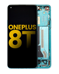 OLED-Display mit Rahmen für OnePlus 8T (Refurbished) (Aquamarine Green)