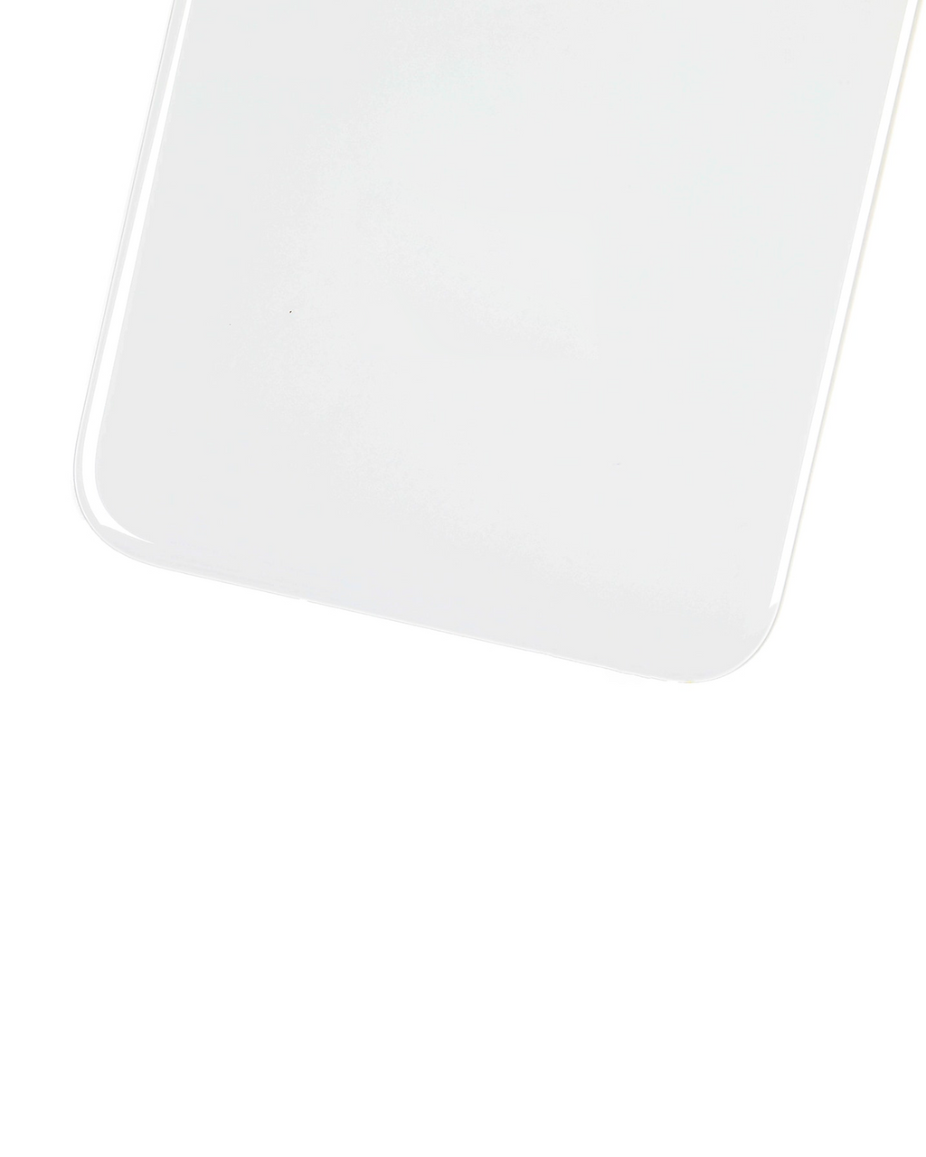 Backcover Glass mit Kameralinse hinten für iPhone 8 (Aftermarket) (ohne Logo) (Silber)