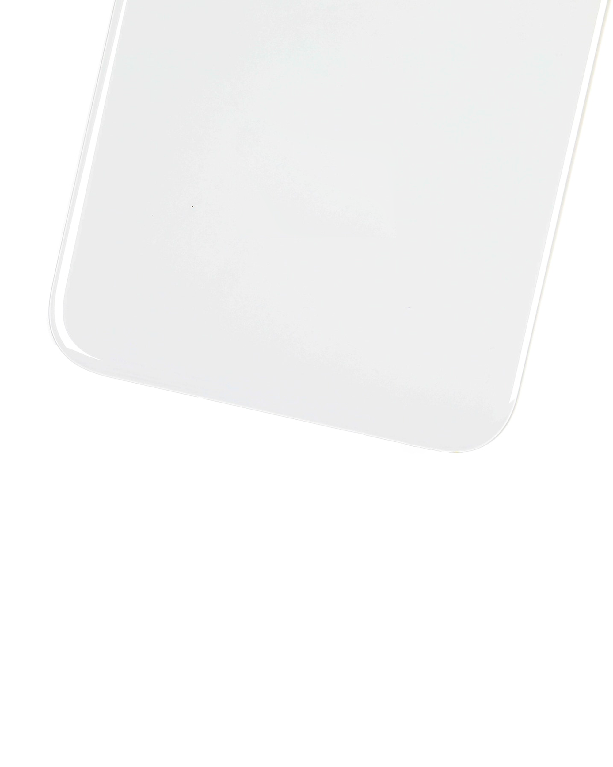 Backcover Glass mit Kameralinse hinten für iPhone 8 (Aftermarket) (ohne Logo) (Silber)