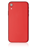 Backcover/Rahmen mit Small Components Pre-Installed für iPhone XR (gebrauchter OEM-Ausbau, Qualität B) (Rot)