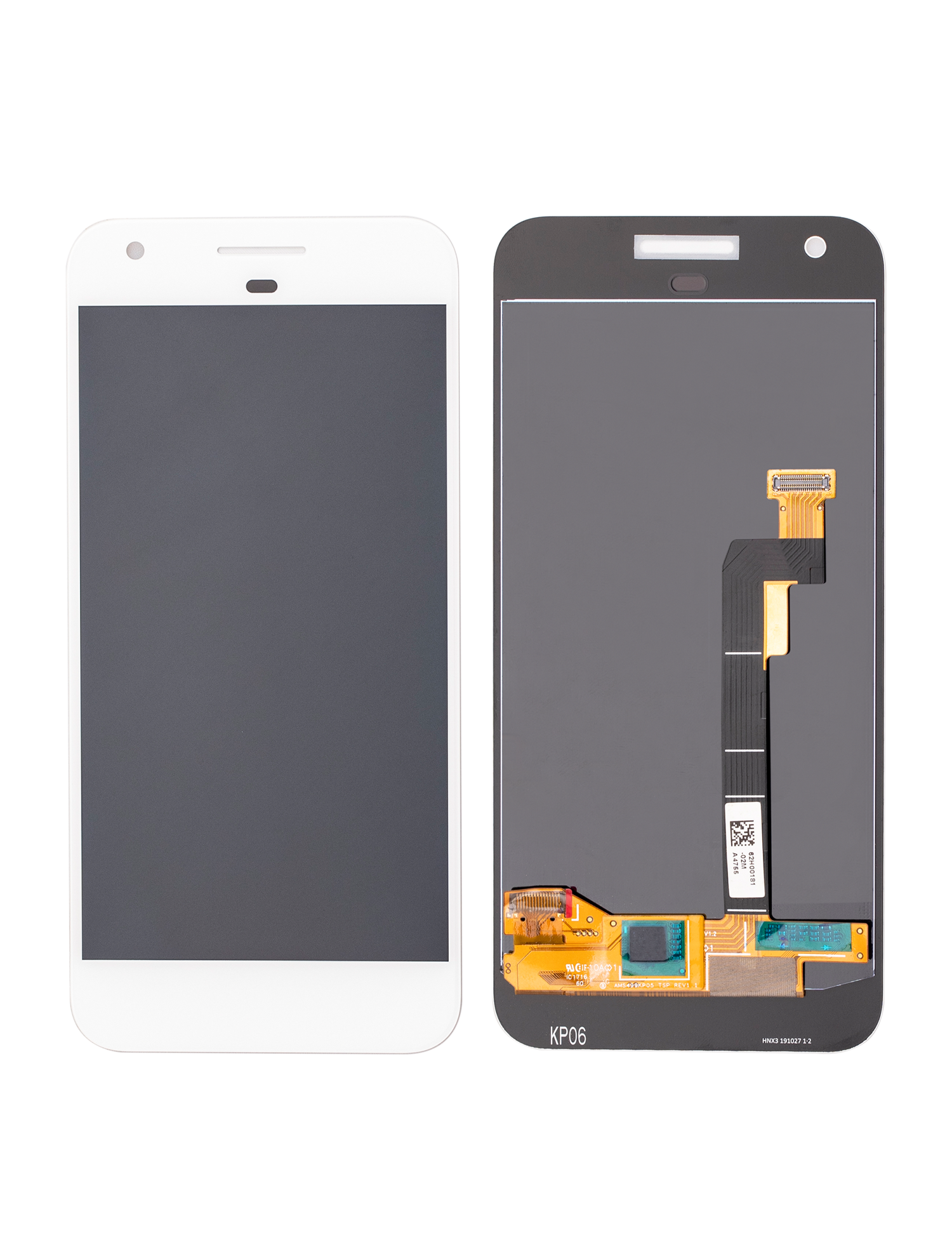 OLED Display without Frame for Google Pixel 5.0 (Refurbished, White)