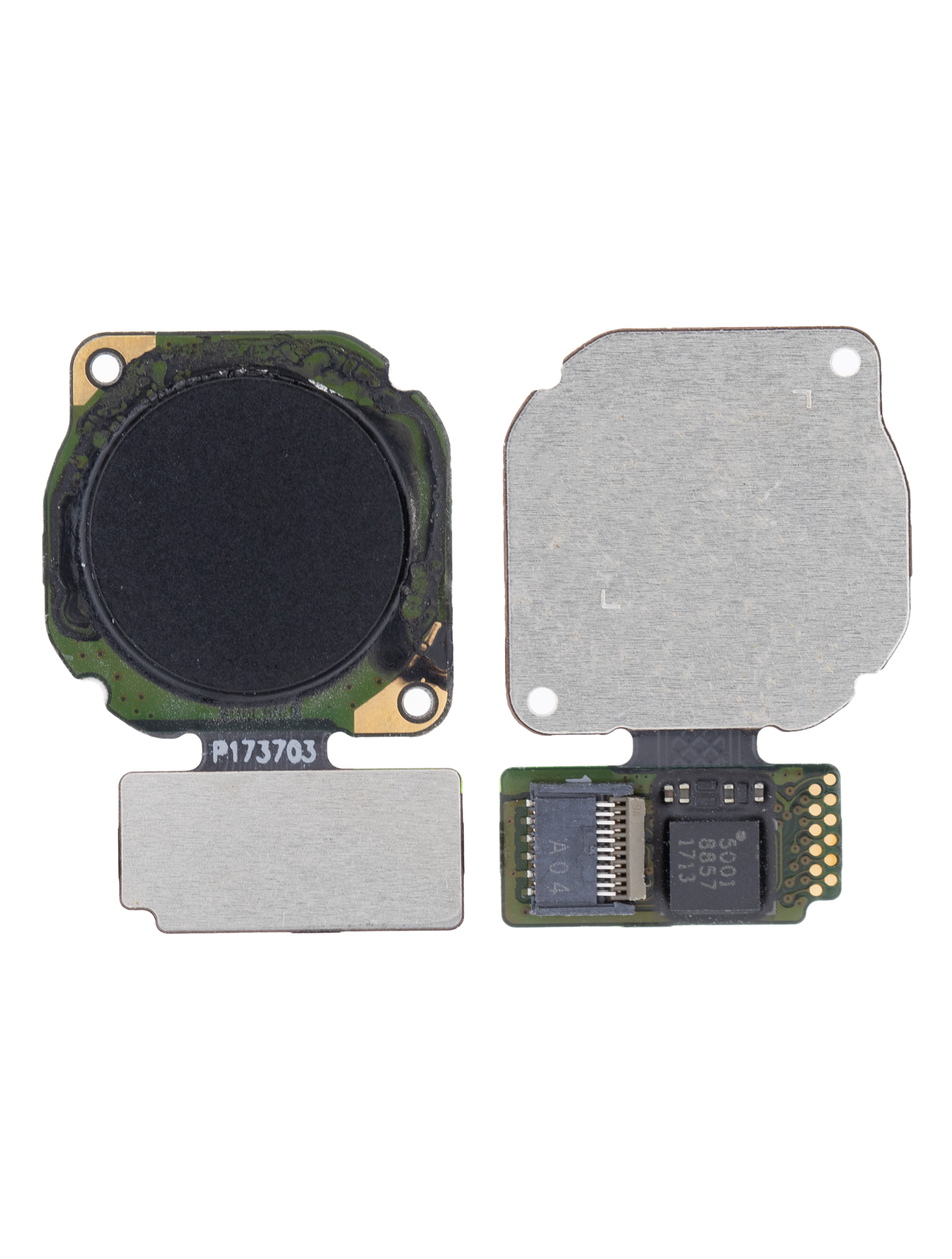 Fingerabdrucksensor mit Flexkabel für Huawei P20 Lite (Schwarz)