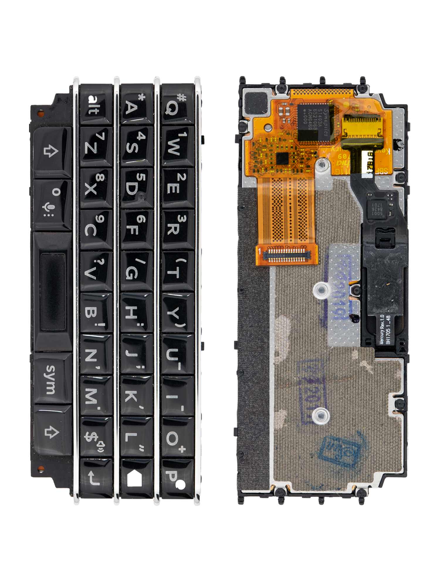 Keyboard for BlackBerry KEYone (Silver)
