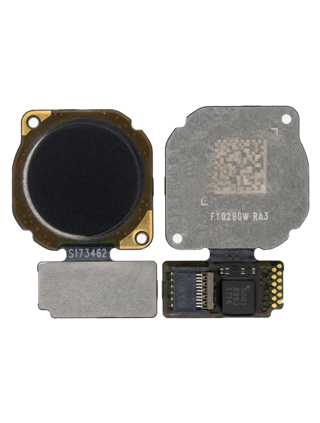 Fingerabdrucksensor mit Flex-Kabel für Huawei Honor 8X (Schwarz)