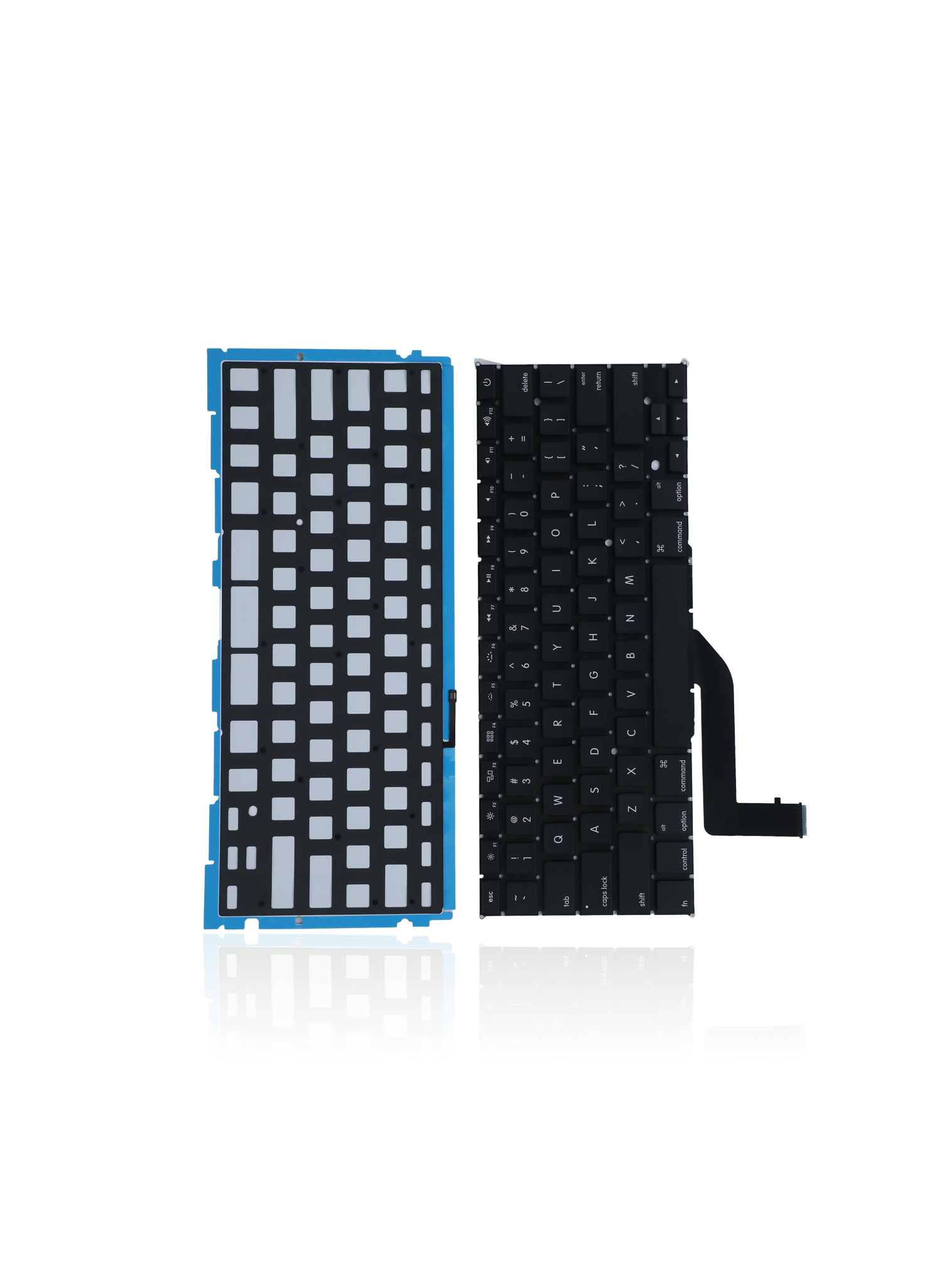 Tastatur US Engl. beleuchtet inkl. Schrauben f. MacBook Pro 15" A1398