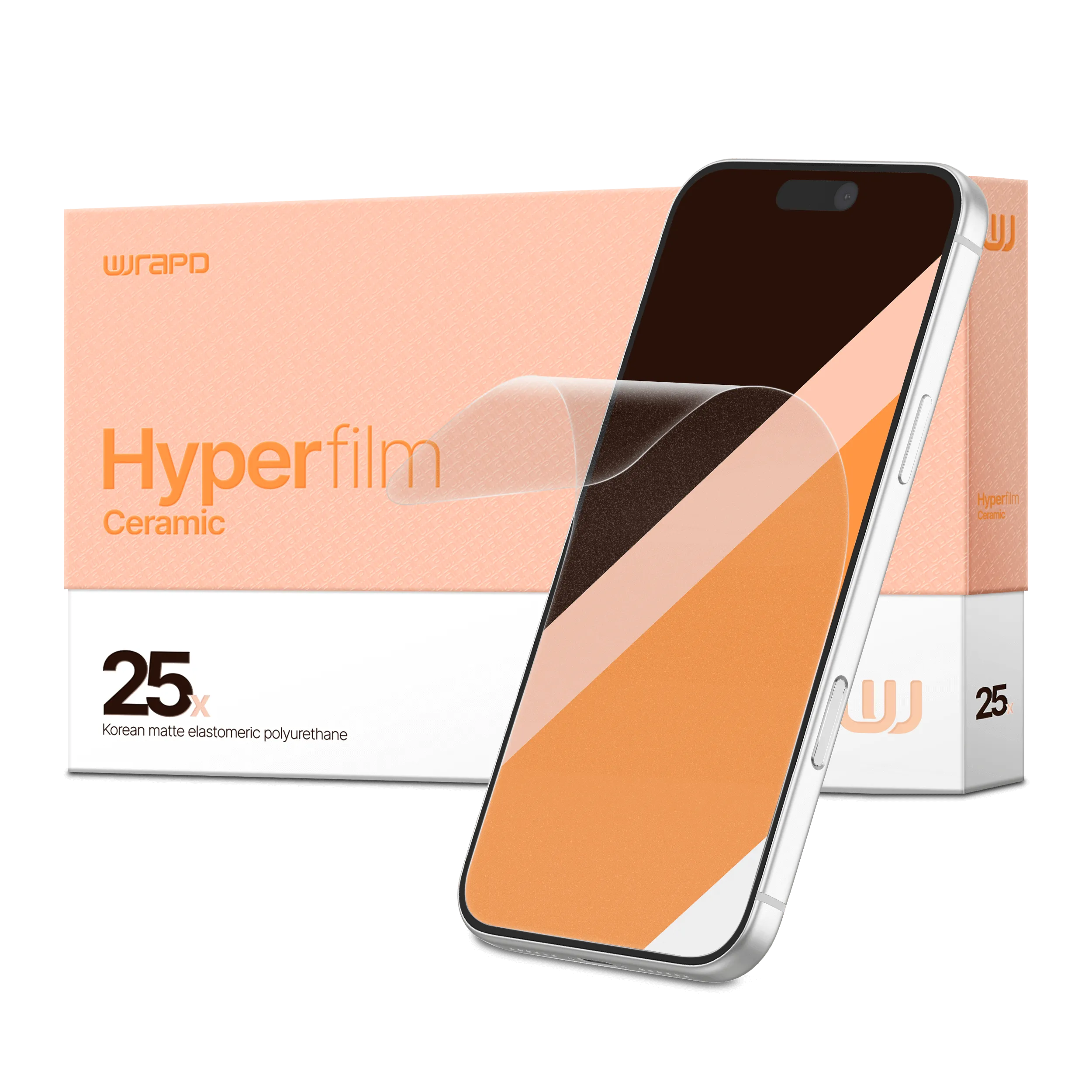 Wrapd HyperFilm - EPU Display Protector Film (25 Pack) (Matte)