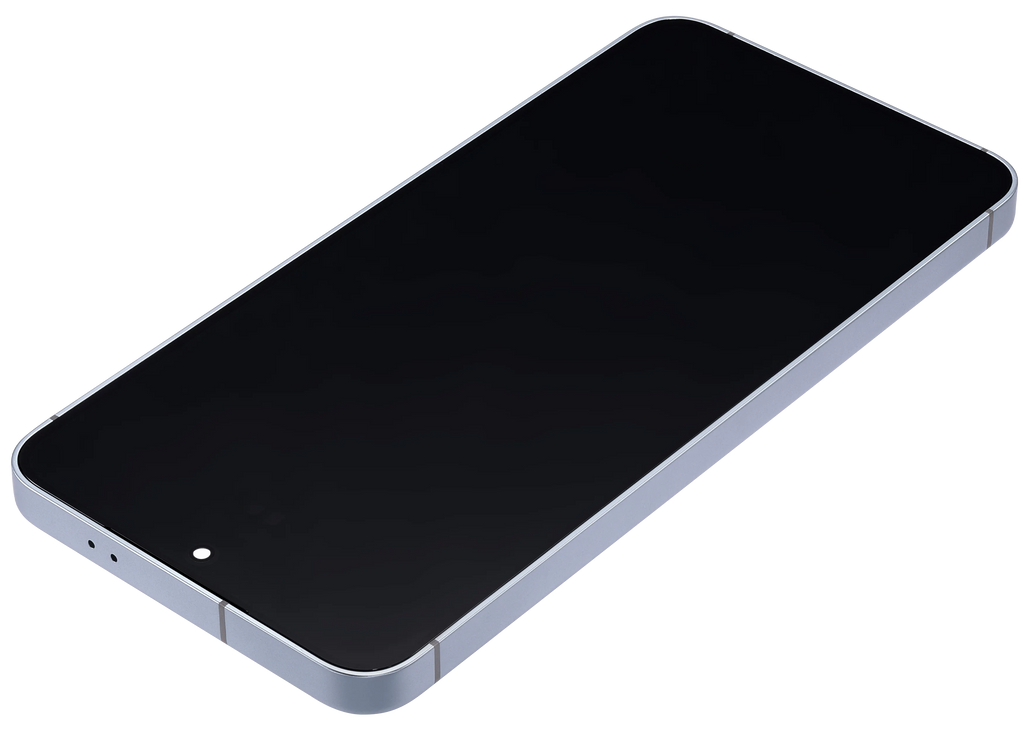 OLED-Display mit Rahmen für Samsung Galaxy S24 5G (US & Internationale Version) (Aftermarket Plus) (Sapphire Blue)