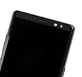 OLED-Display mit Rahmen für Samsung Galaxy Note 8 (gebrauchter OEM-Ausbau, Qualität A) (Midnight Schwarz)