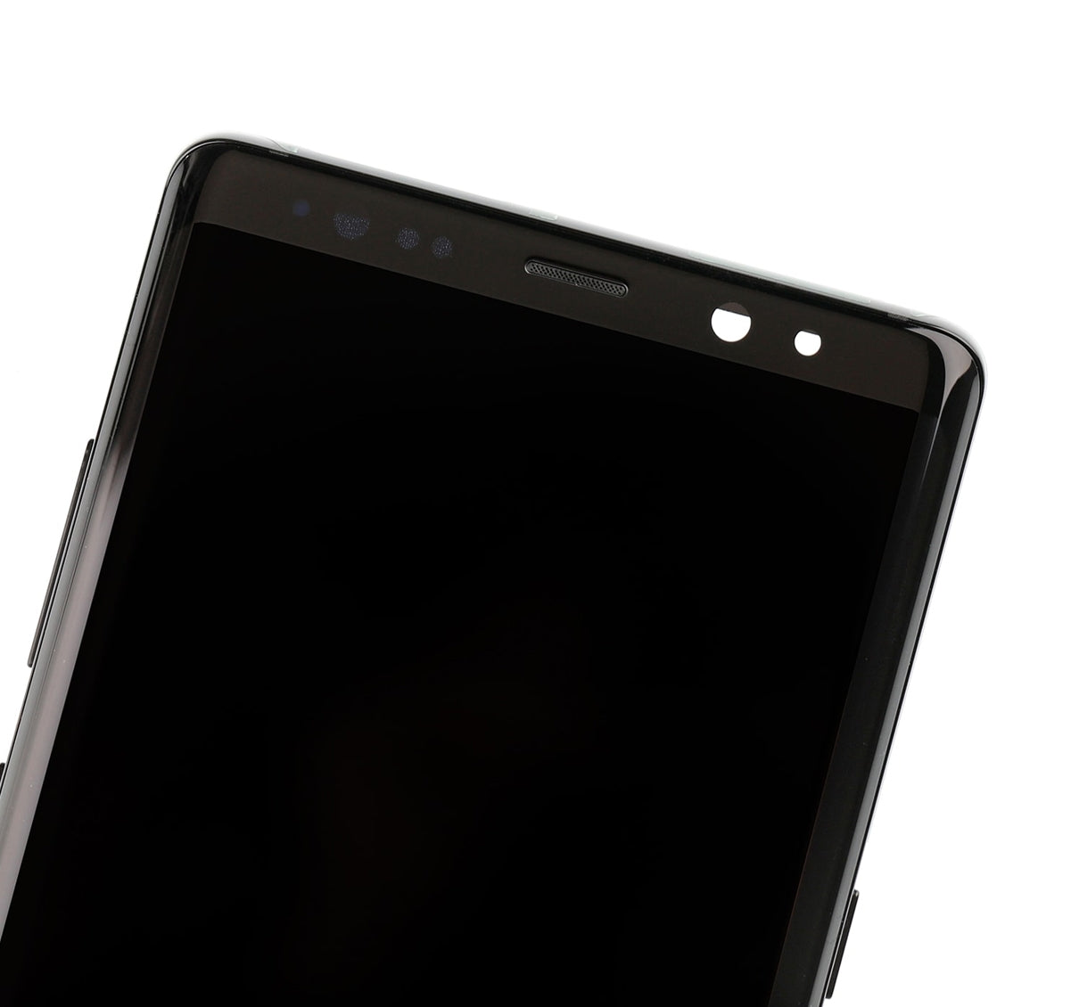 OLED-Display mit Rahmen für Samsung Galaxy Note 8 (gebrauchter OEM-Ausbau, Qualität A) (Midnight Schwarz)