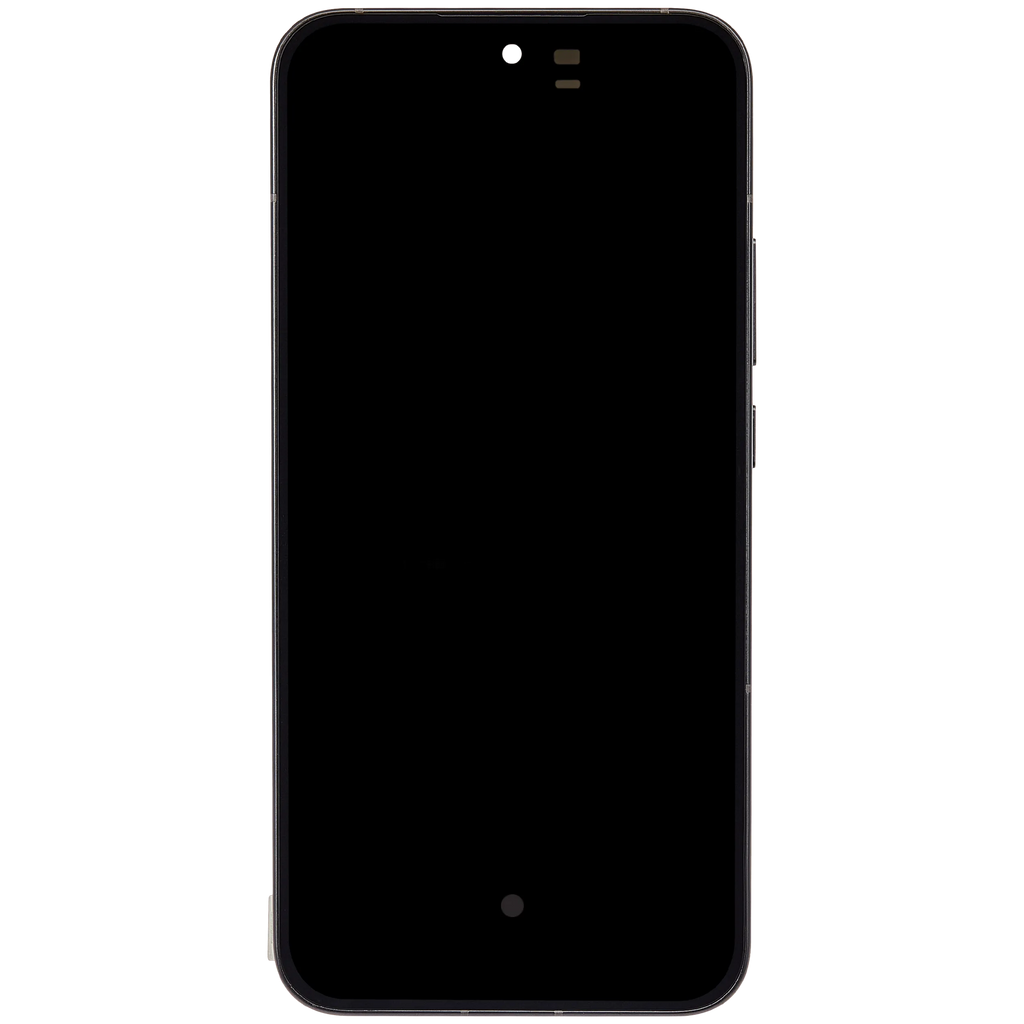 OLED-Display mit Rahmen für OPPO Reno 13 (Refurbished) (Schwarz)