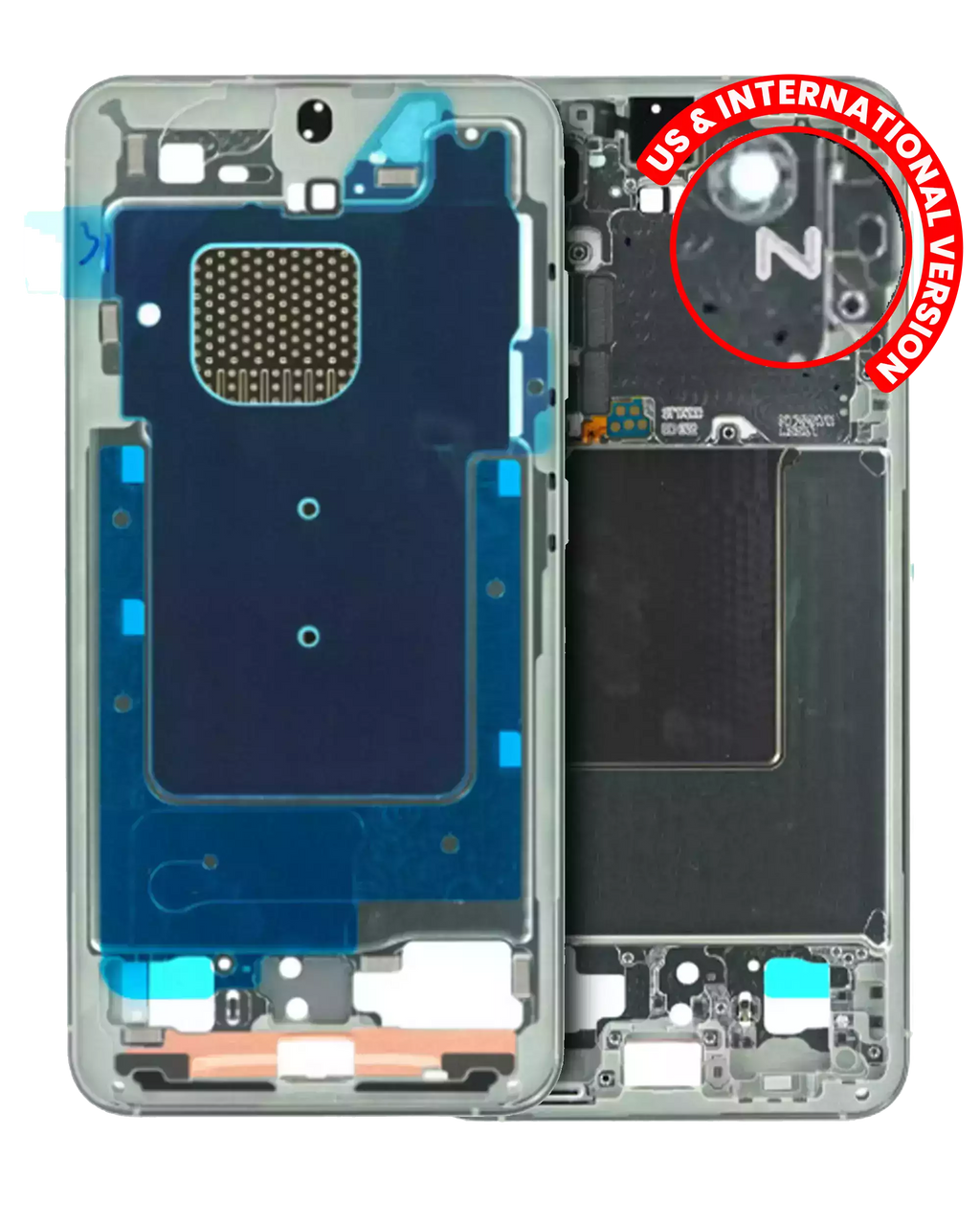 Midframe/Rahmen für Samsung Galaxy S24 Jade Green