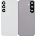 Backcover Glass mit Camera Lens für Samsung Galaxy S25 FE (ohne Logo) (Aftermarket Plus) (Weiß)