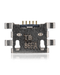 Ladebuchse Micro B 5-Pin mit 4 Ankerpunkten - Lötbedarf