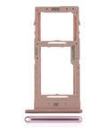 Dual SIM Card Tray for Samsung Galaxy A51 5G (A516 / 2020) - Prism Cube Pink
