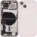 Backcover/Rahmen mit Ladebuchse Flex & Small Parts für iPhone 13 (EU / Global Version) (gebrauchter OEM-Ausbau, Qualität B) (Pink)