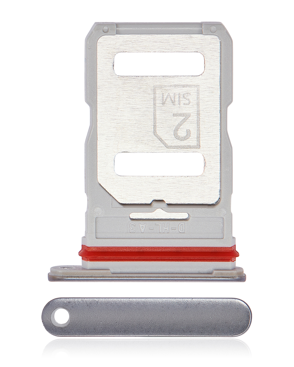 Dual SIM Card Tray for Motorola Edge 30 (XT2203 / 2022) - Supermoon Silver