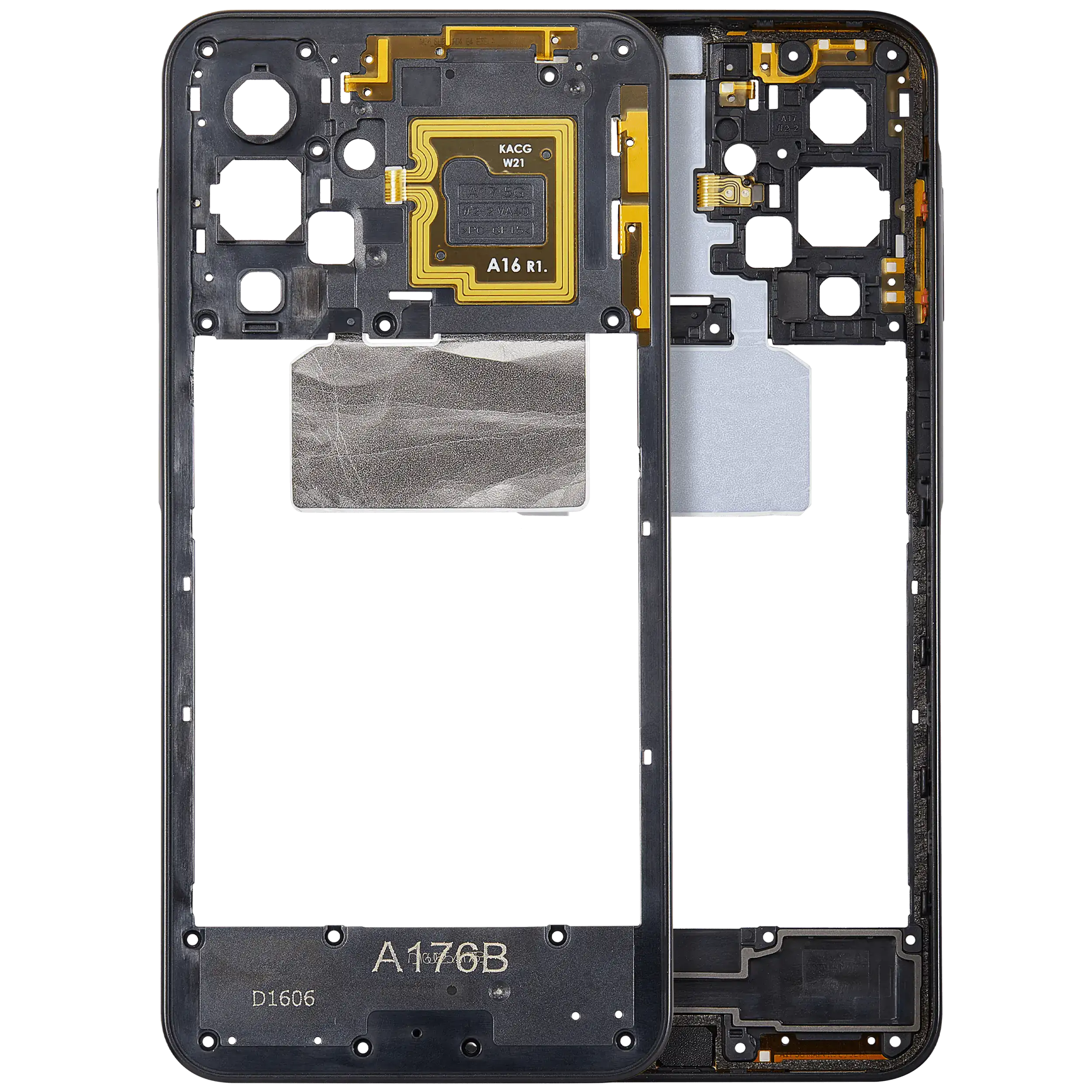 Midframe/Rahmen für Samsung Galaxy A17 5G (A176 / 2025) (Schwarz)