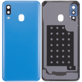 Backcover Glass mit Camera Lens Compatible für Samsung Galaxy A40 (A405 / 2019) (Aftermarket Plus) (Blau)