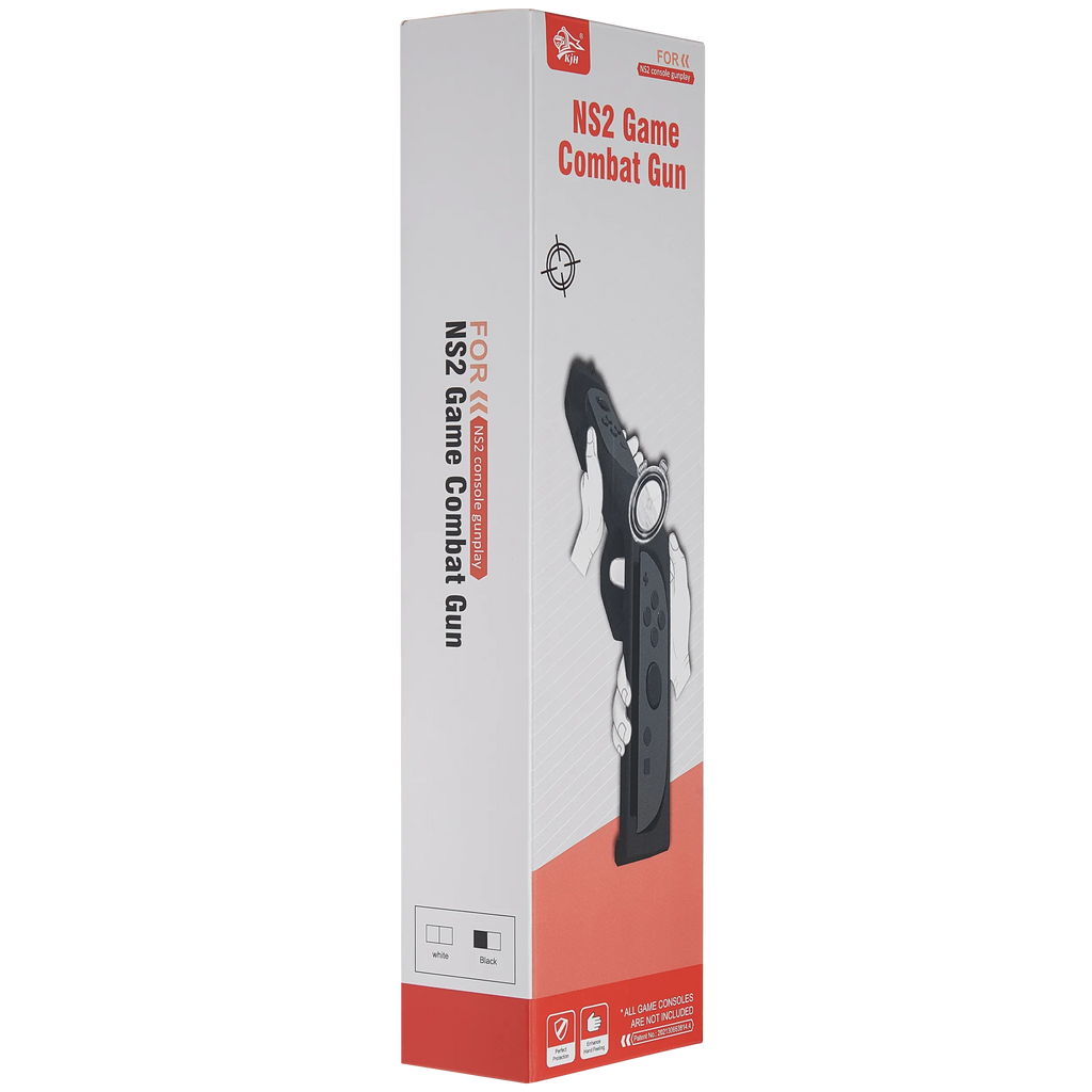 Game Combat Gun für Nintendo Switch 2 Joy-Con Controller (Weiß)