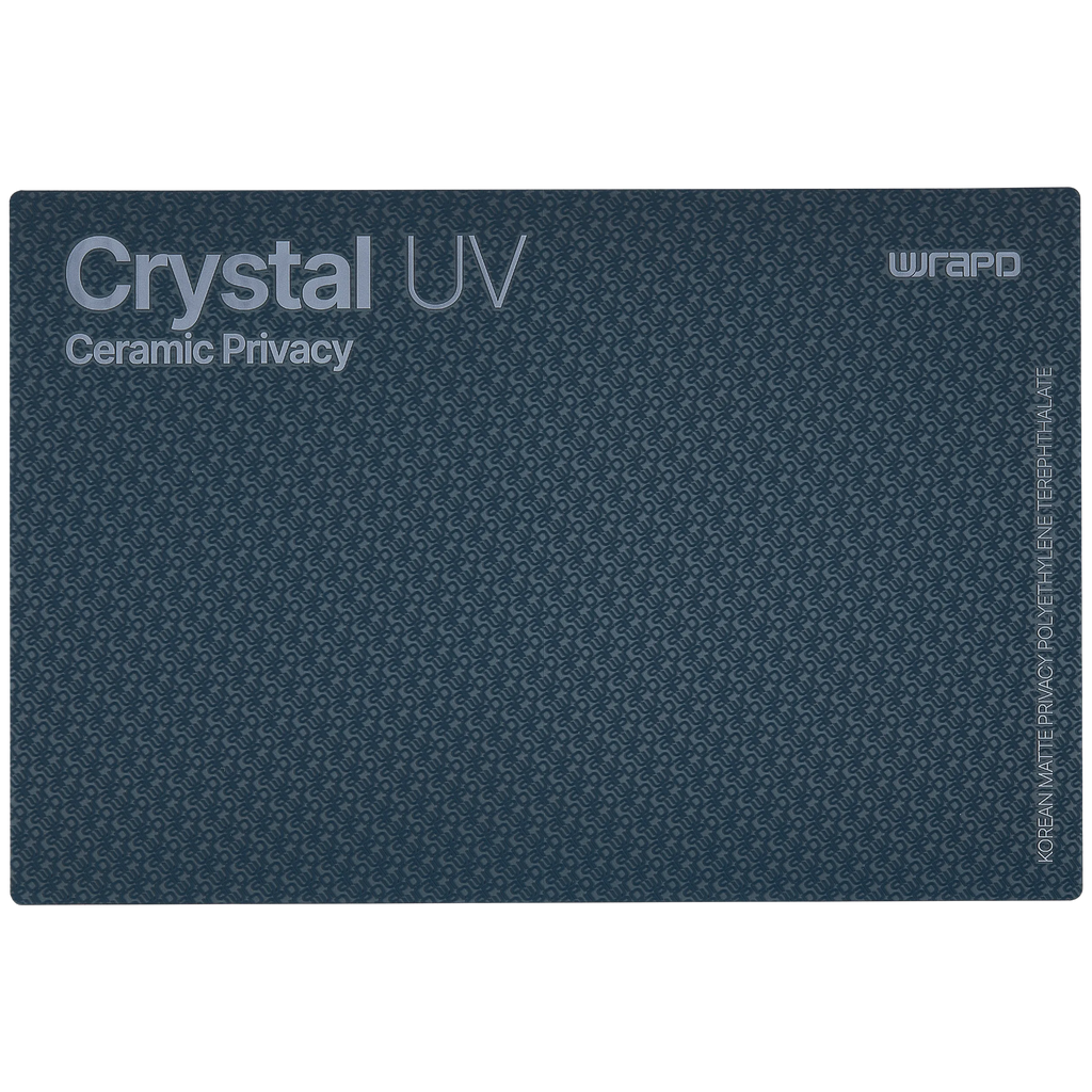 Wrapd Crystal UV - UV PET Display Protector Film (25 Pack) (Matte Privacy)