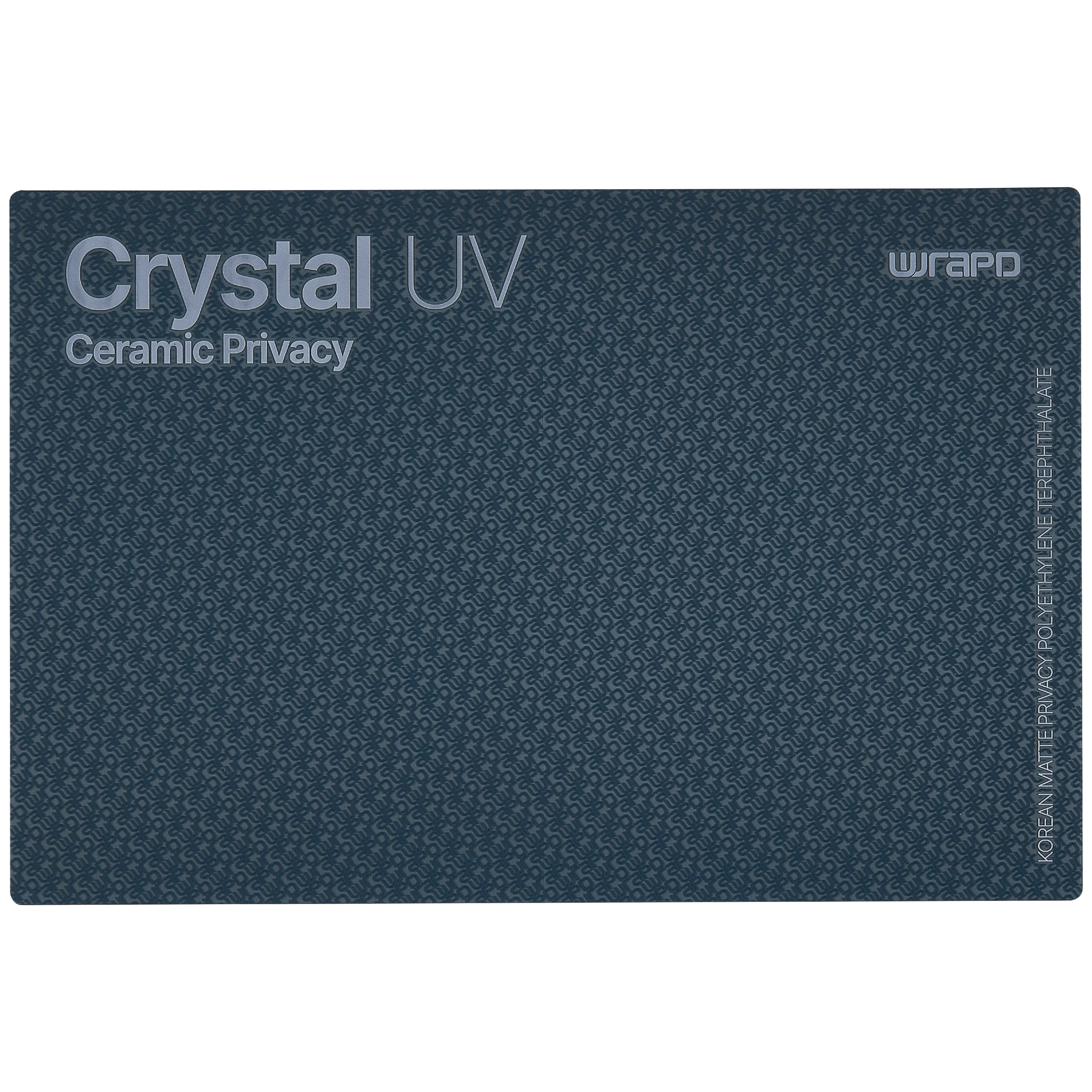 Wrapd Crystal UV - UV PET Display Protector Film (25 Pack) (Matte Privacy)