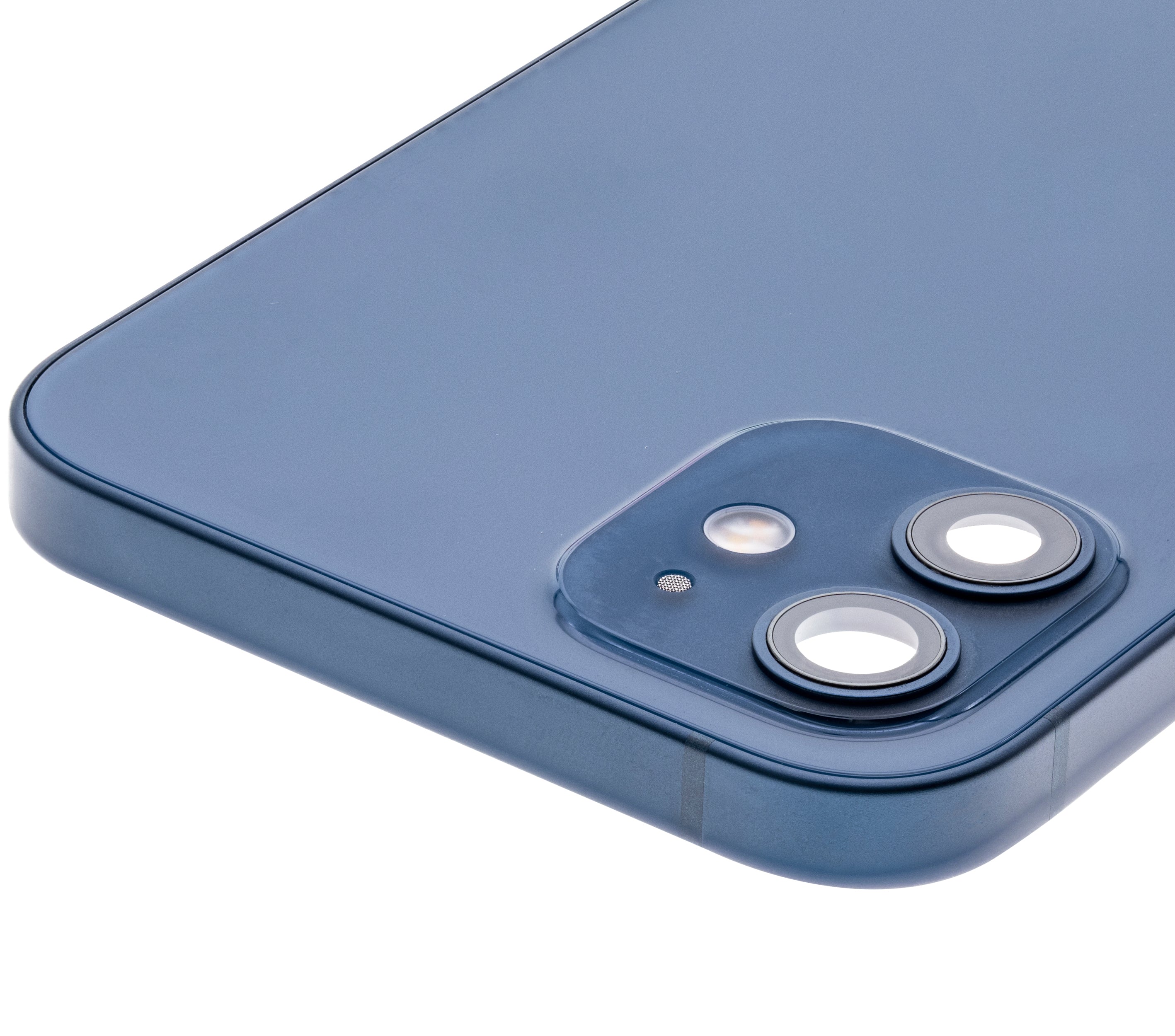 Backcover/Rahmen mit Small Parts für iPhone 12 (US-Version) (gebrauchter OEM-Ausbau, Qualität B) (Blau)