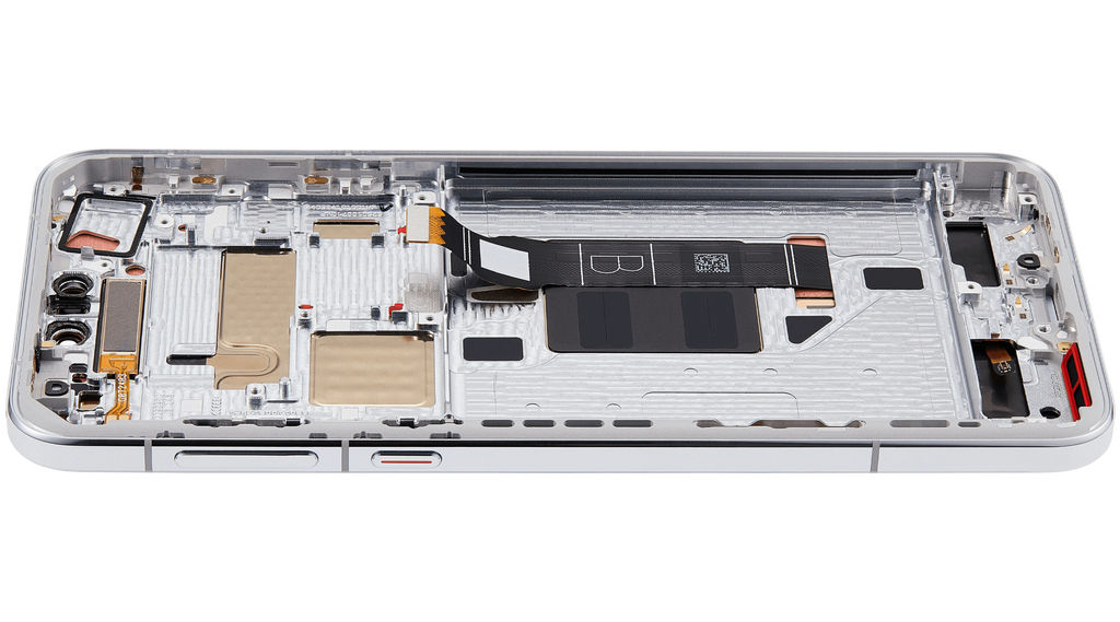 OLED-Display mit Rahmen für Honor Magic 7 Pro (Refurbished) (Weiß)
