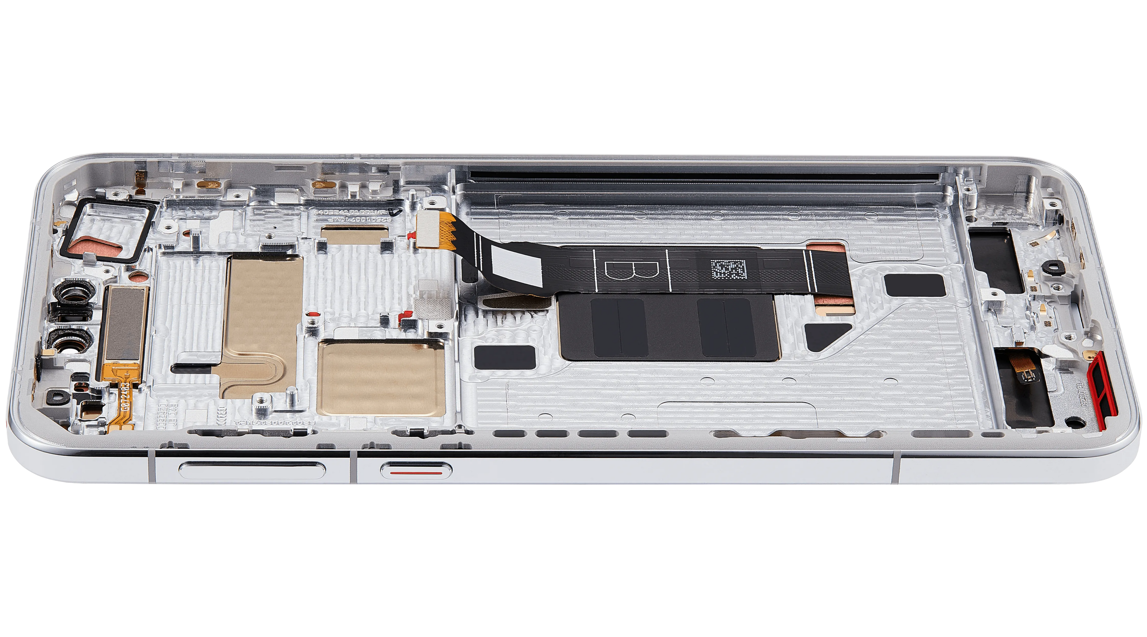 OLED-Display mit Rahmen für Honor Magic 7 Pro (Refurbished) (Weiß)