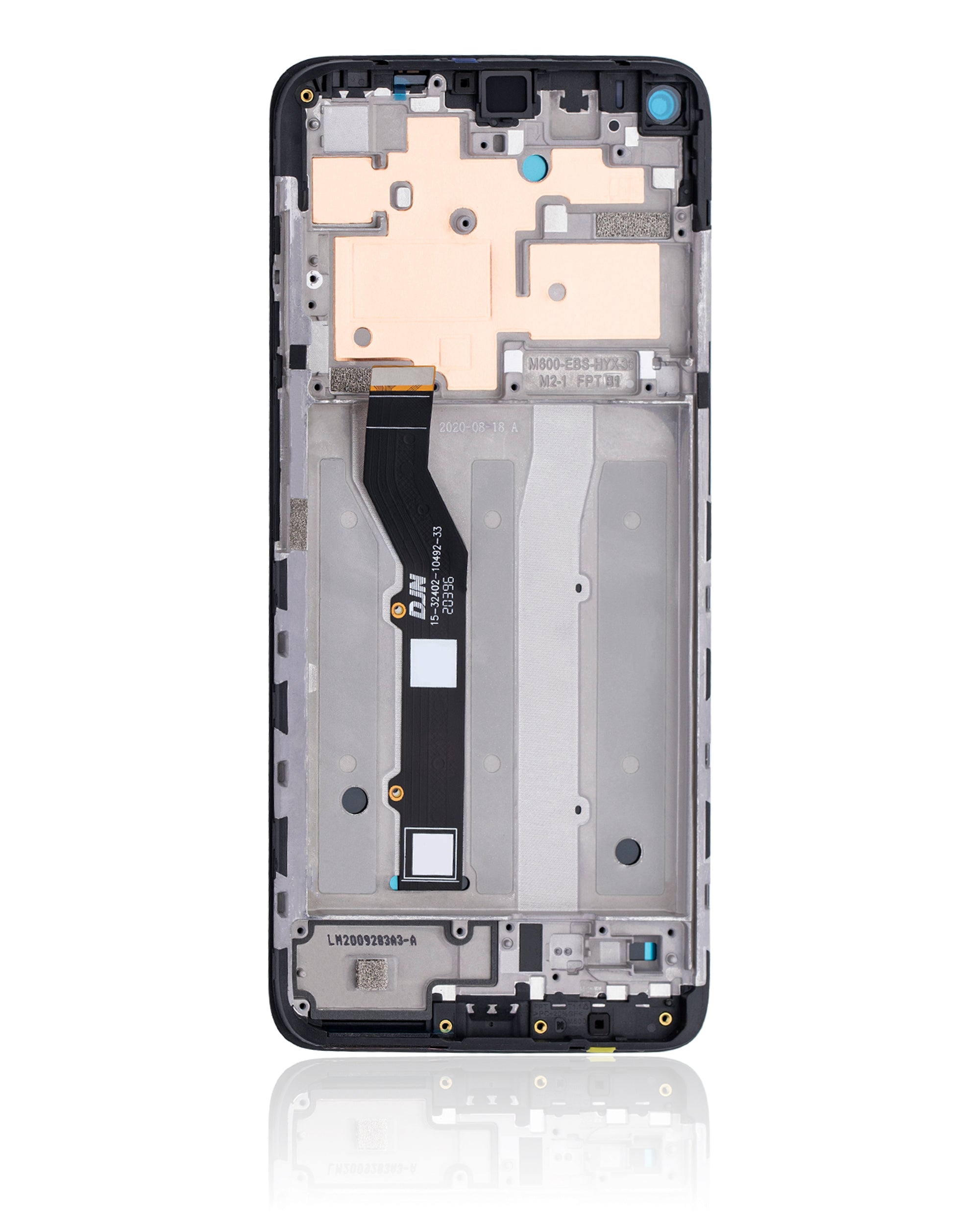 LCD-Display mit Rahmen für Motorola Moto G9 Plus (XT2087 / 2020) (Refurbished) (Alle Farben)